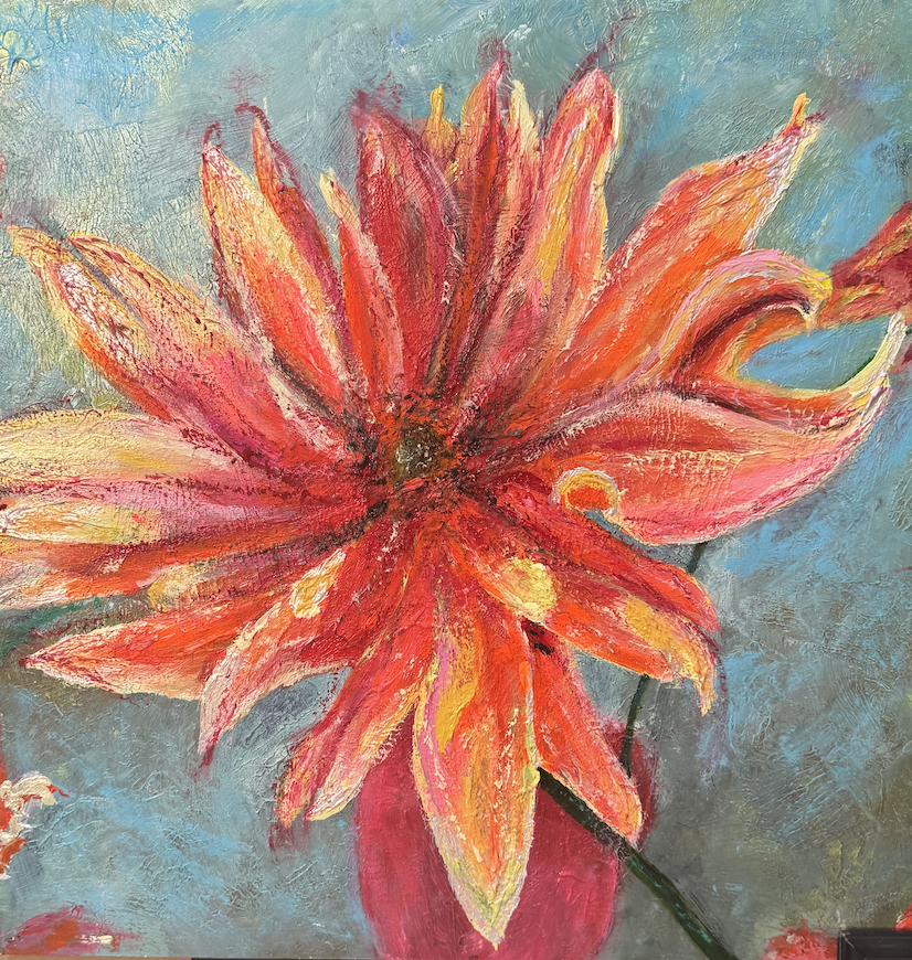 "Lily in a Pink Vase"