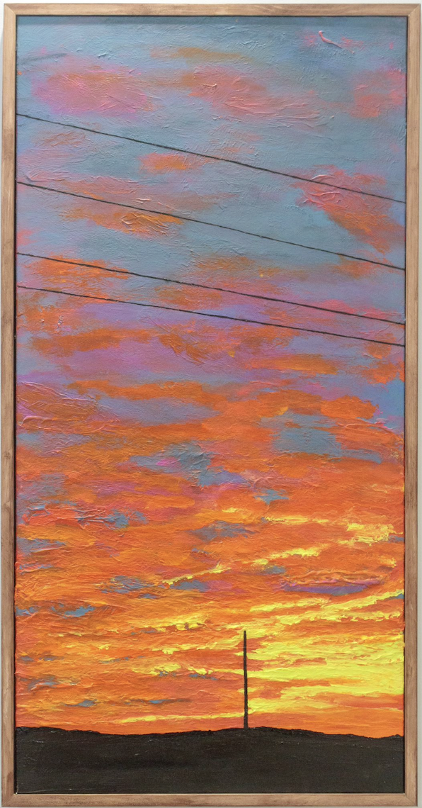 "North Hill at Sunset"