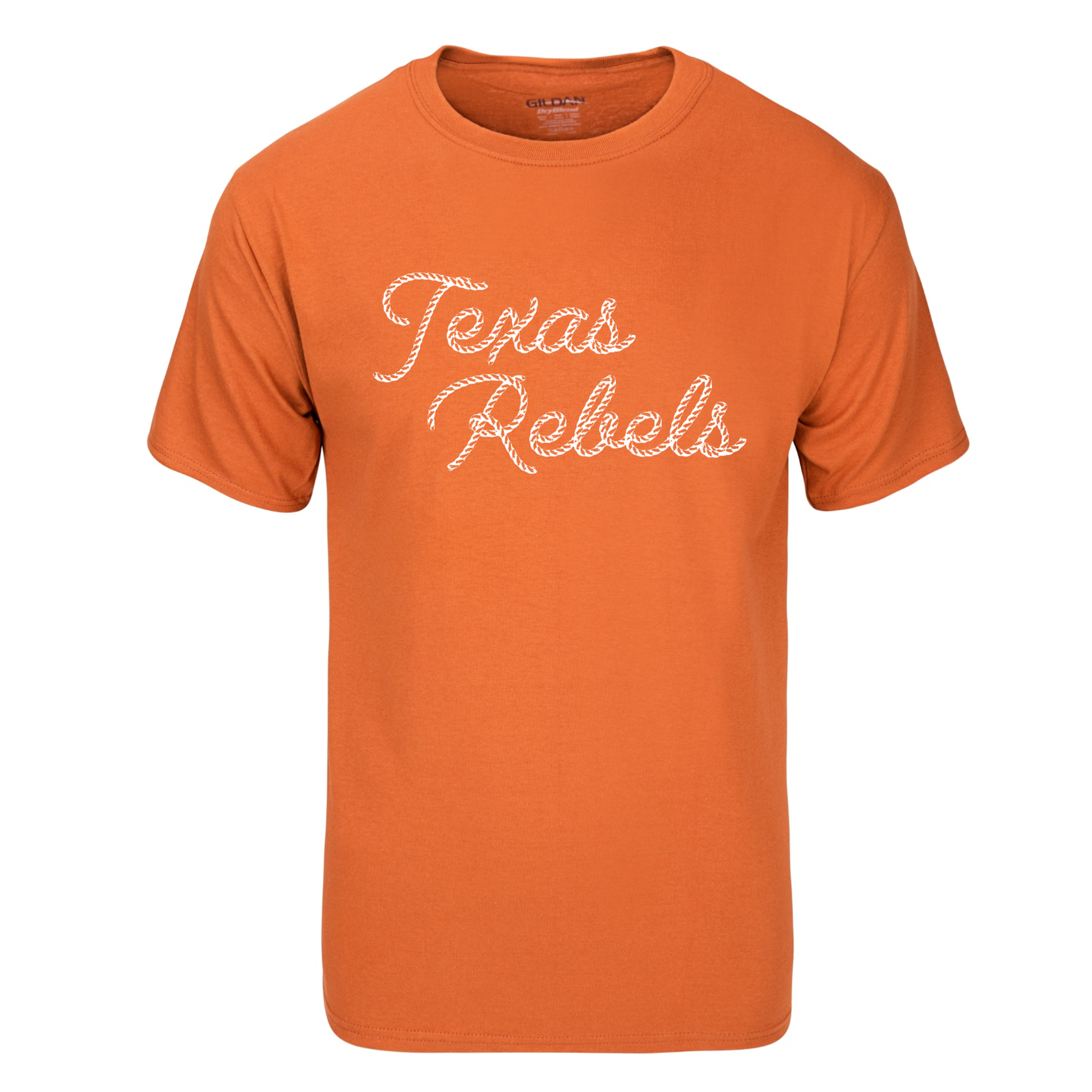 Burnt Orange Texas Rebels Tee