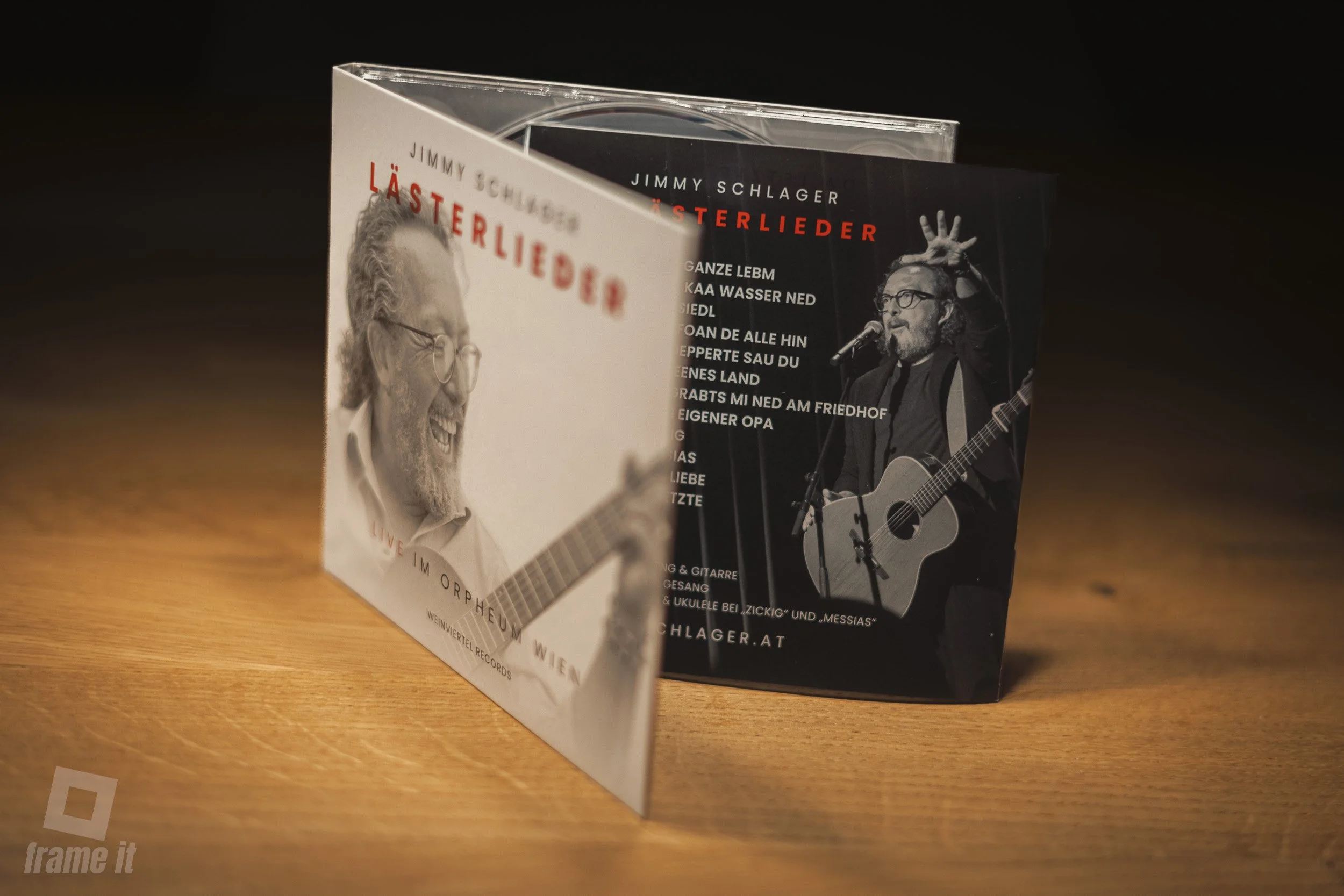 Livealbum “Lästerlieder” mit Frame it Bilder
