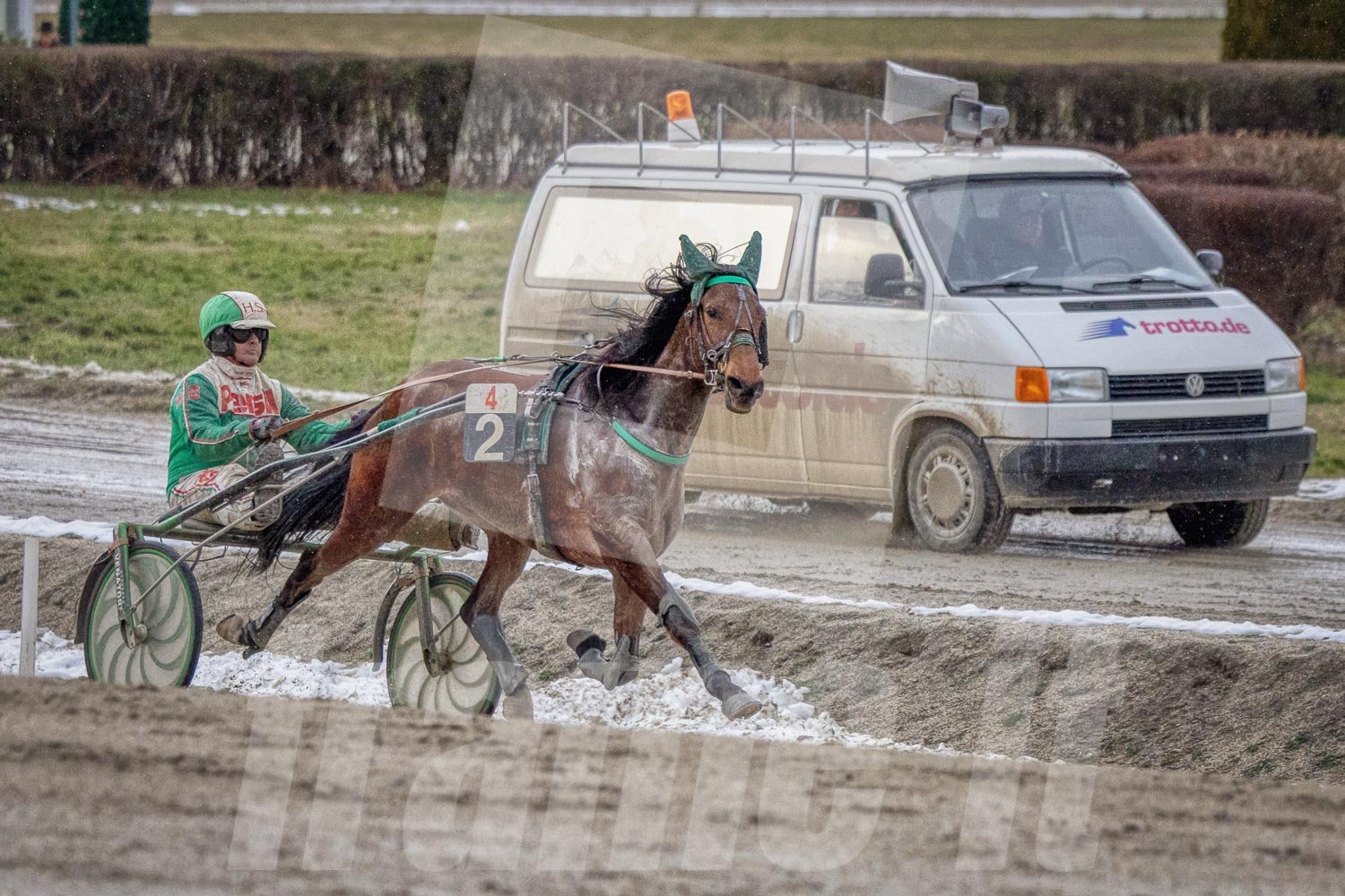 Trabrennpark Krieau in Wien.
