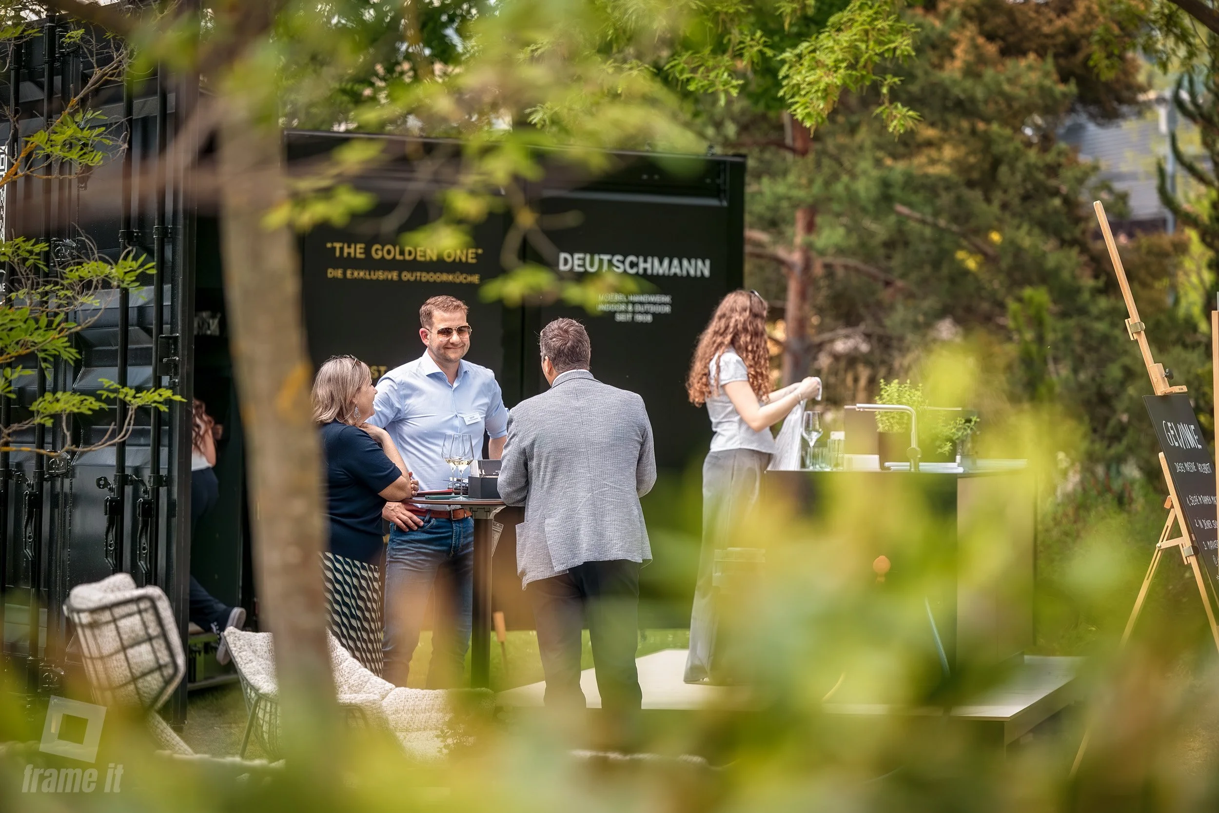Wohnraum unter freiem Himmel mit Deutschmann auf der Messe Design Days 2026