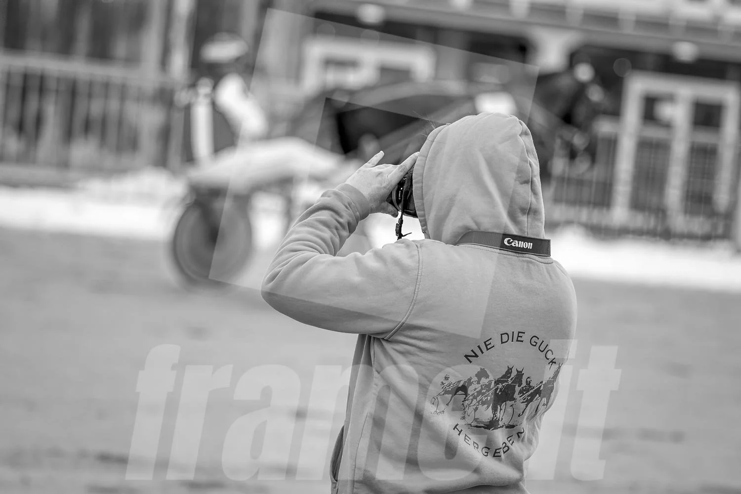 Renntag auf der Trabrennbahn Krieau Wien.