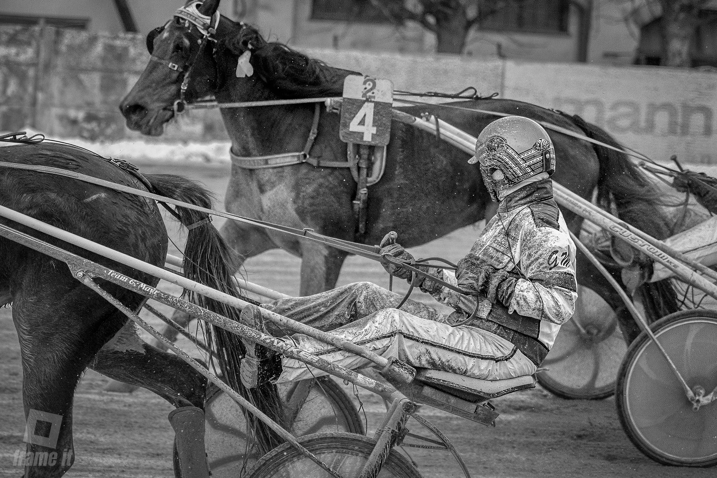 Trabrennen Gerhard Mayr Trabrennfahrer