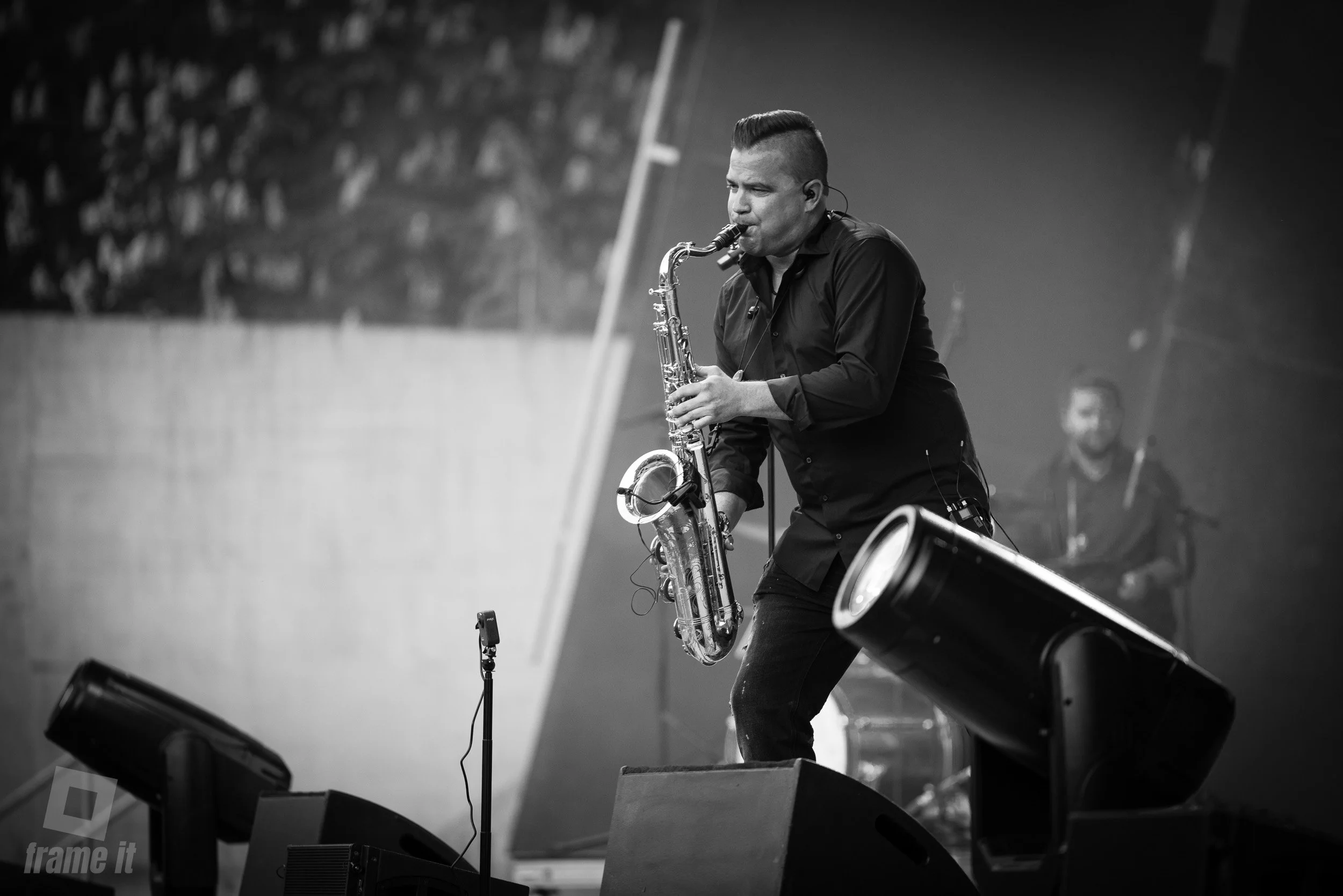 Peter Sax auf der Bühne vom Wolkenturm Grafenegg bei den Designdays 2026