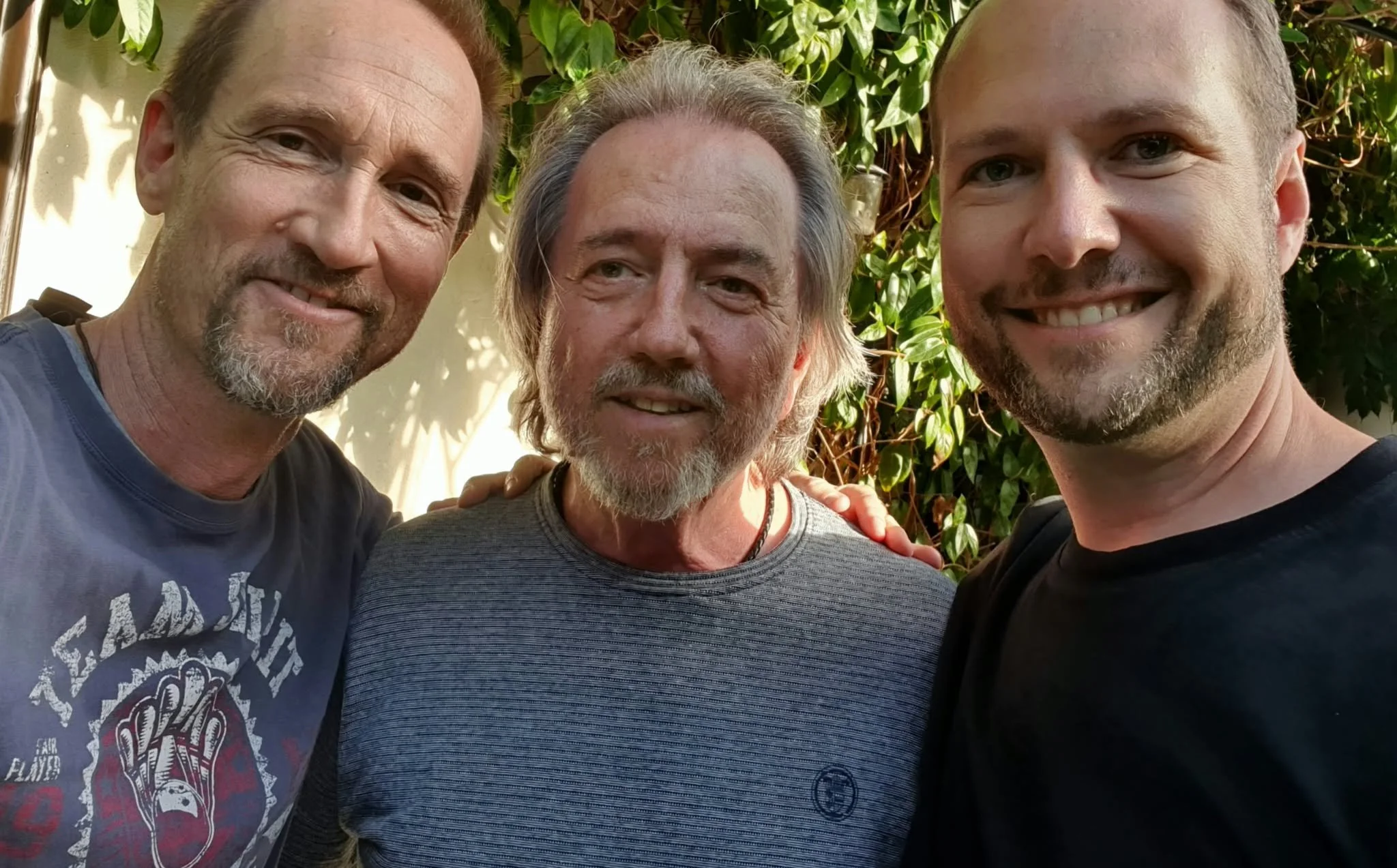 Selfie von Hans Singer, Johannes Nepomuk und mir - Thomas Bartonik