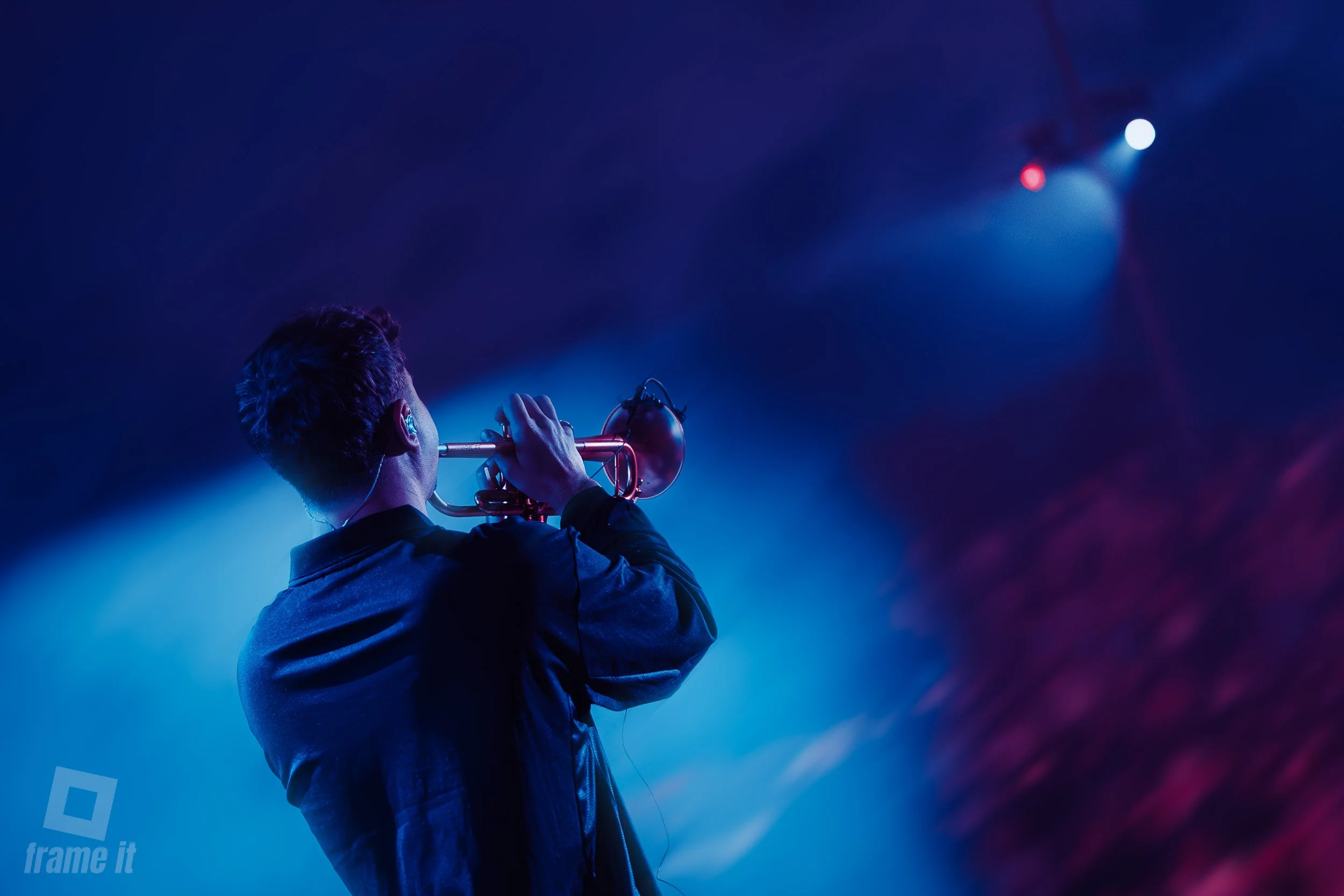 Lahos mit Trompete live bei der Show von Alle Farben in Grafenegg