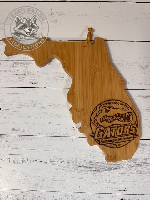 Florida-Shaped "Saturday in the Swamp" Charcuterie Board