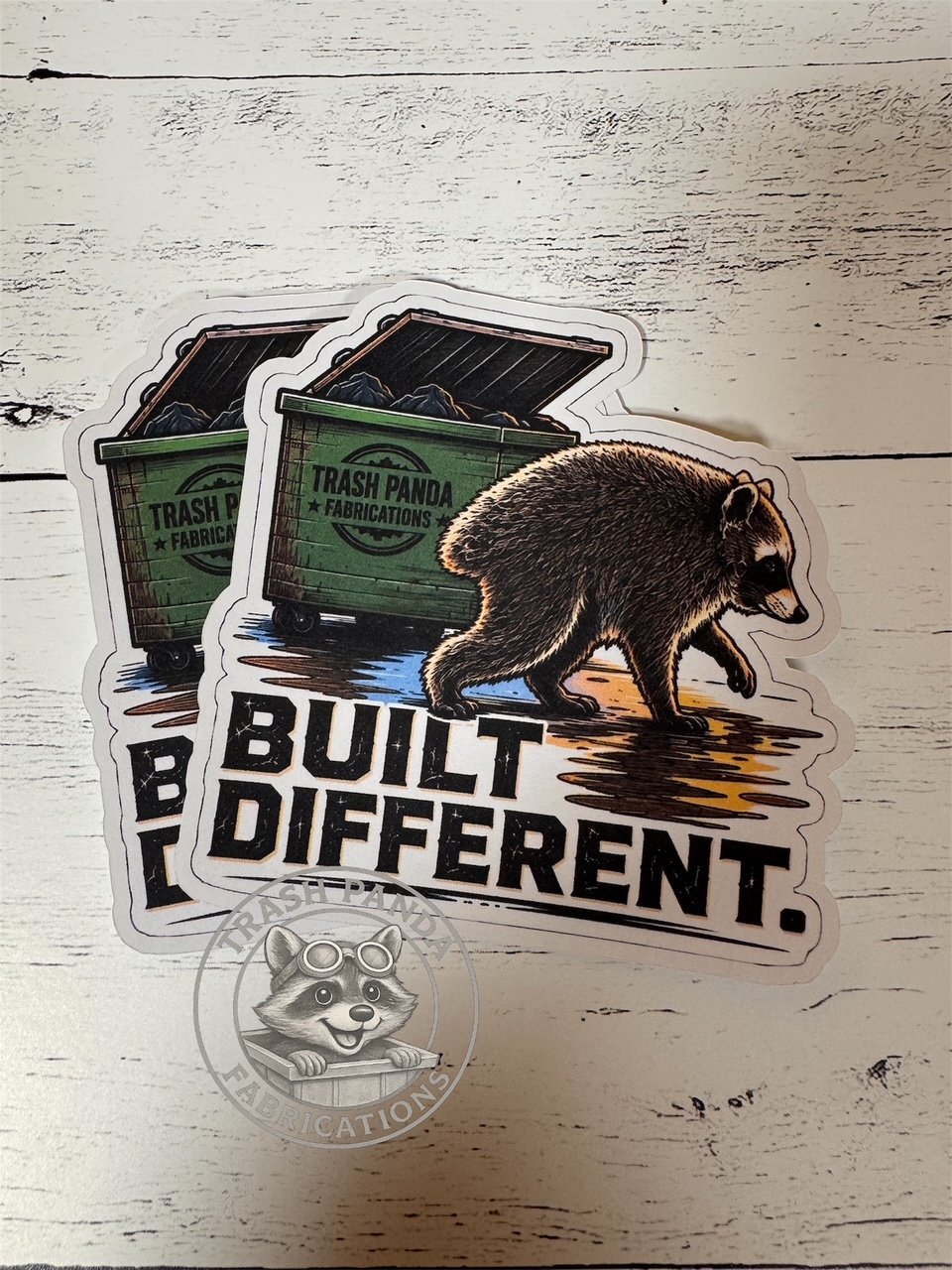 Built Different — 4" Matte Sticker