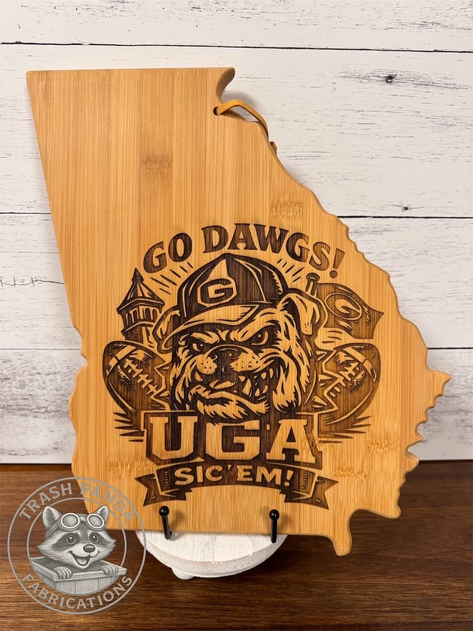 Georgia-Shaped "Go Dawgs" Charcuterie Board