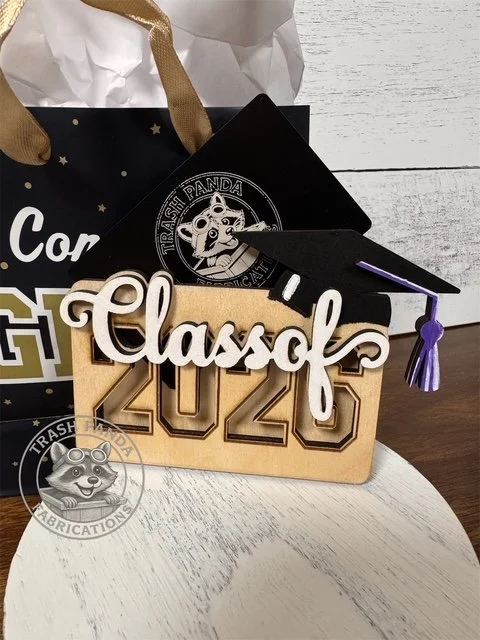 Personalized Laser Cut Graduation Gift Card Holder