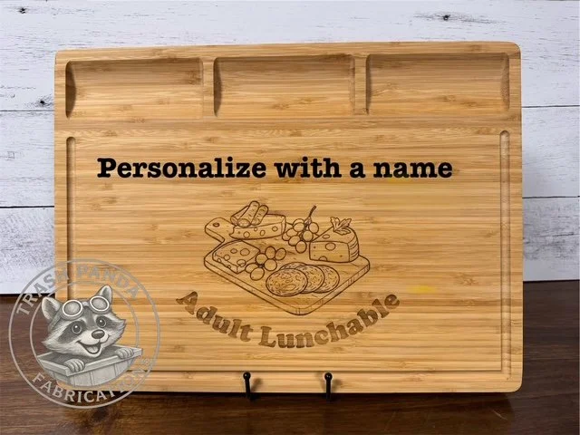 Personalized Adult Lunchable Charcuterie Board