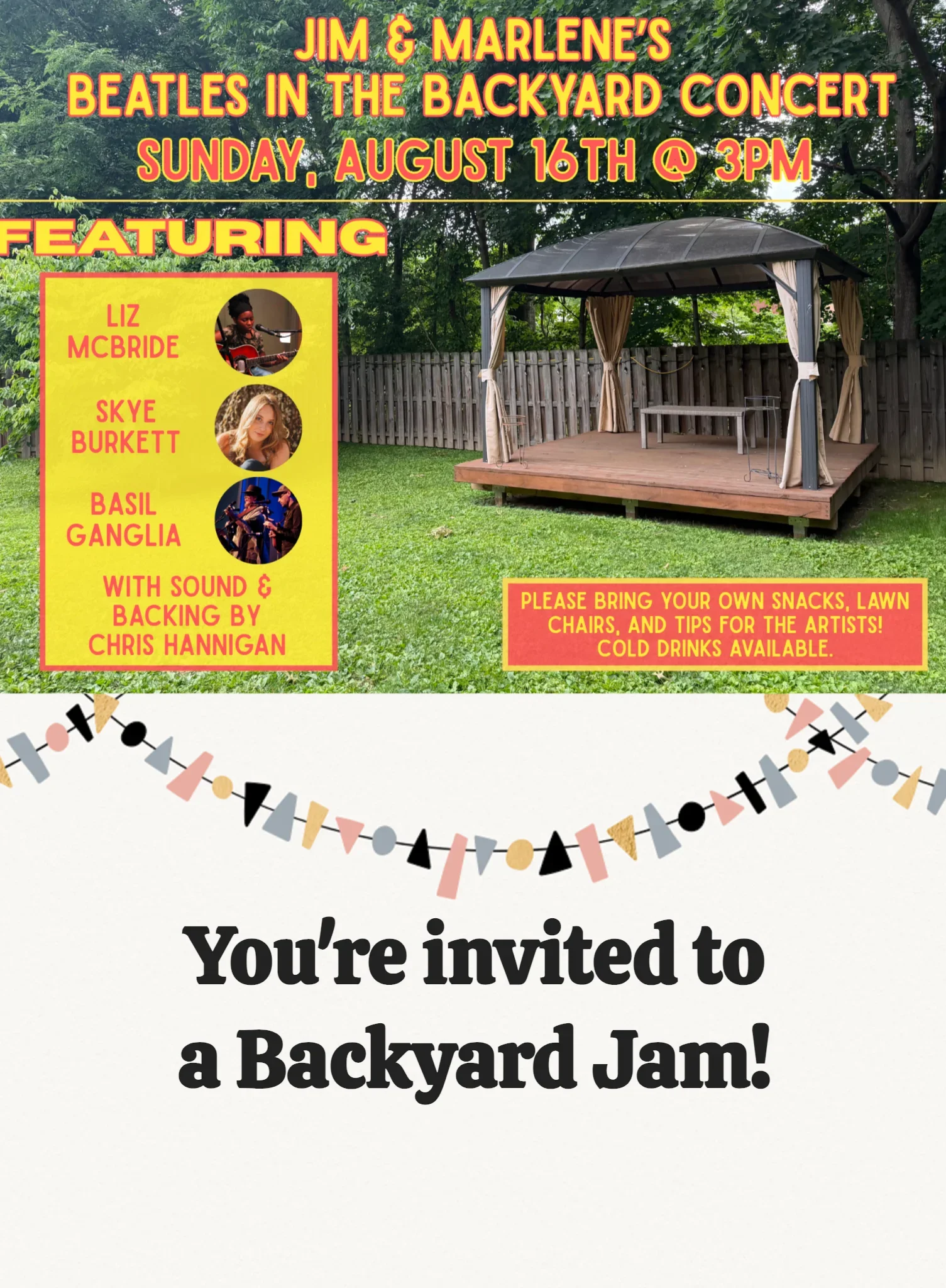 Beatles in the Backyard Concert