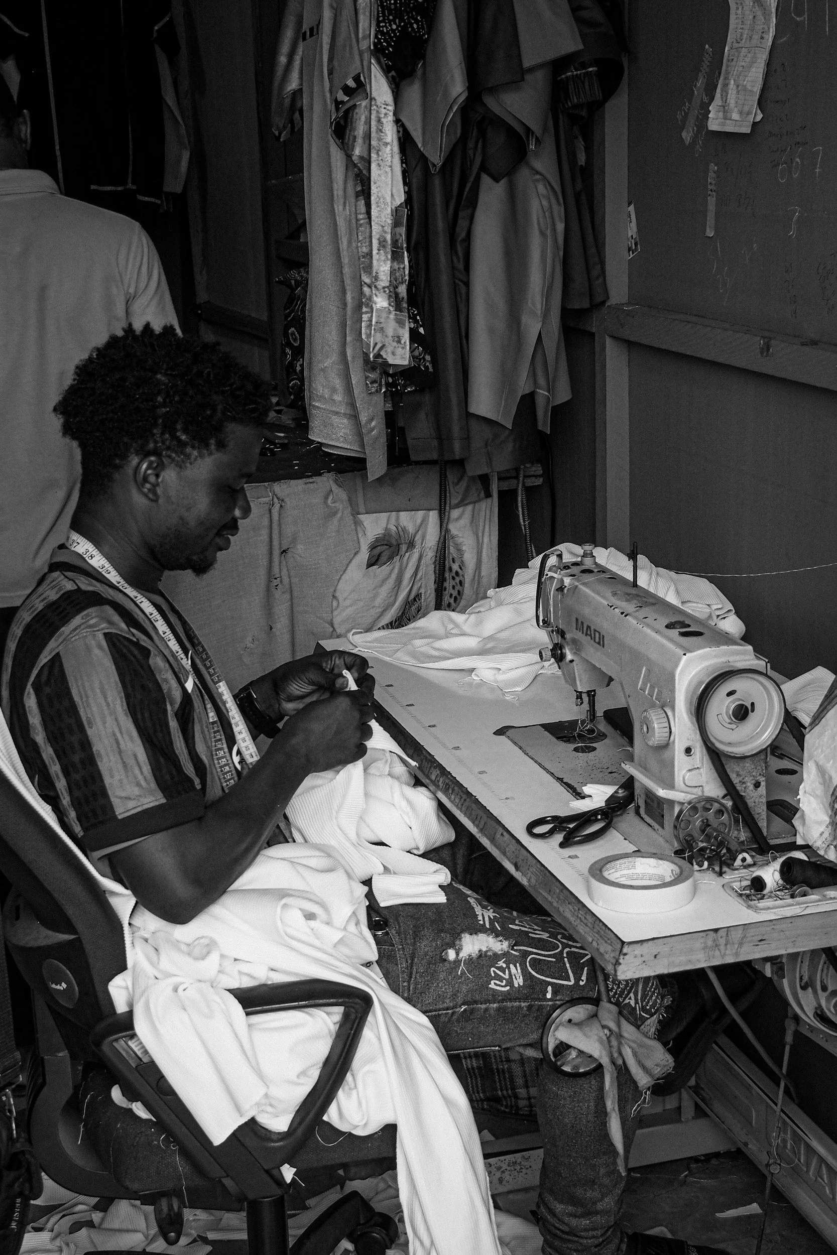 Community sewing project in Uganda