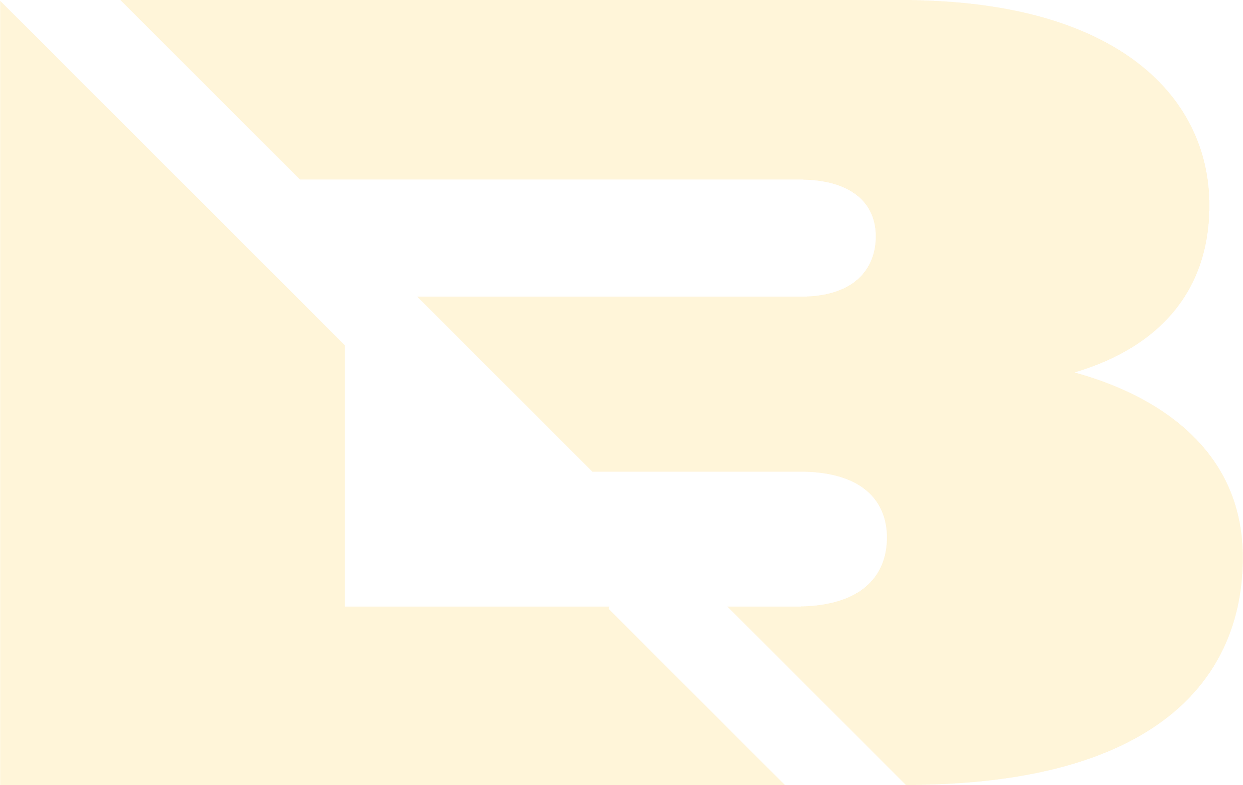 A large black letter 'B' on a cream background.