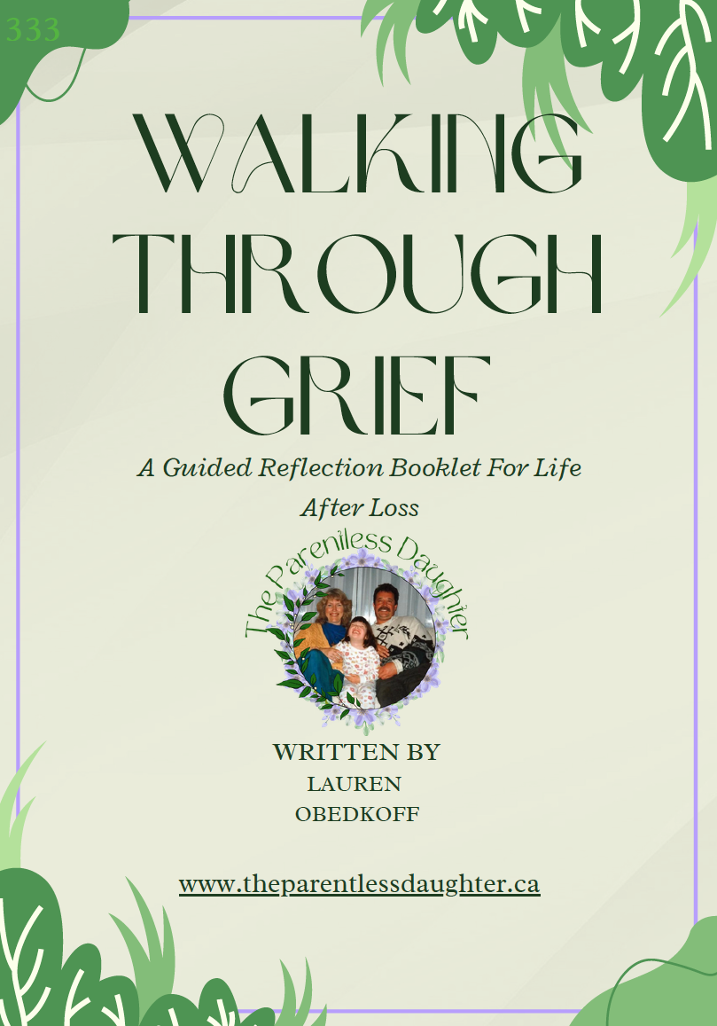Walking Through Grief:  a guided reflection booklet for life after loss
