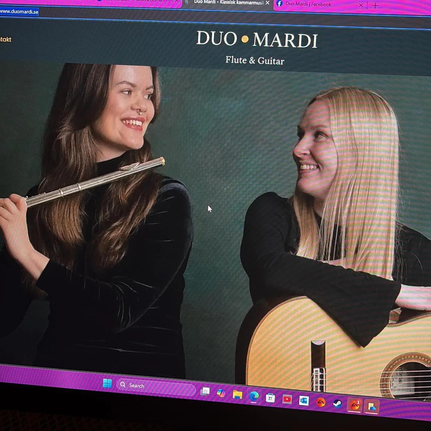 We&rsquo;re live! 🤩 &Auml;ntligen har vi blivit med hemsida! G&aring; in p&aring; www.duomardi.se f&ouml;r nyheter och kommande konserter. Hemsidan kommer att uppdateras allt eftersom.
