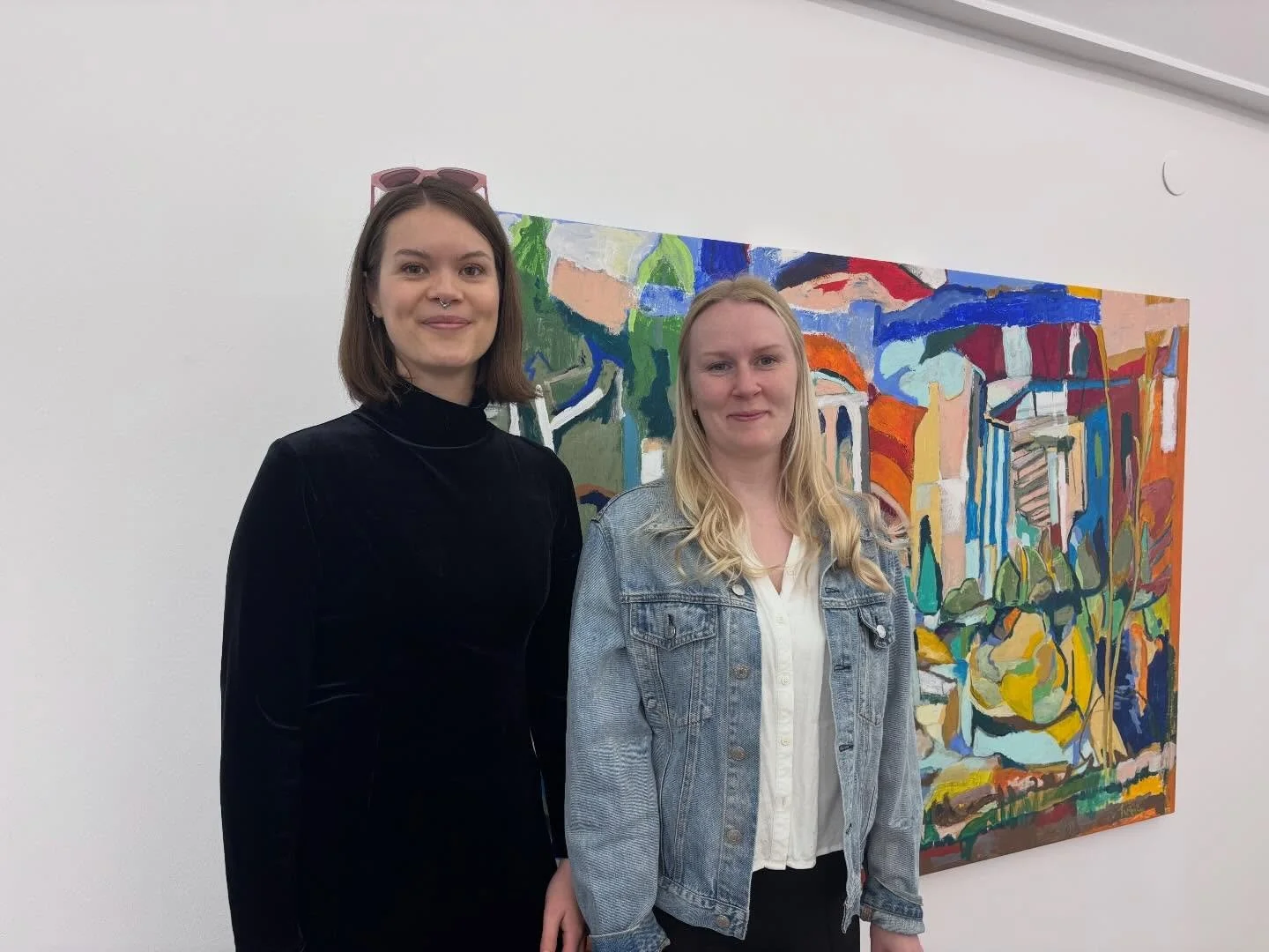 S&aring; roligt vi hade ig&aring;r n&auml;r vi fick spela musik bland @irenetrotzig och @erika_trotzig konst! Tack @tjornedalakonsthall f&ouml;r att vi fick komma!