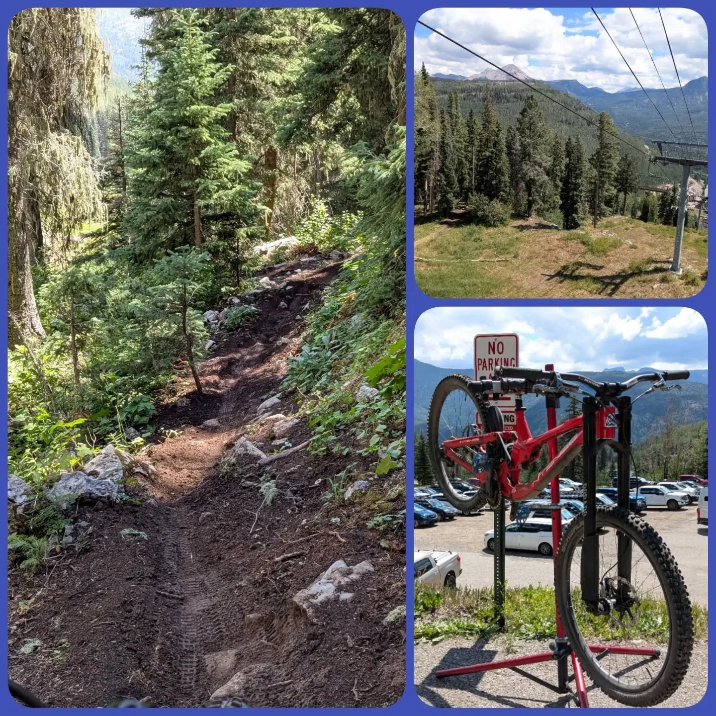Productive time testing the @shockcraftsuspension Manitou Dorado damper kit @purg_parks today.

Initial impressions are good, very calm and composed. Seems to just get better with speed.🤘

Luckily the daily storms have returned and made the fresh cu