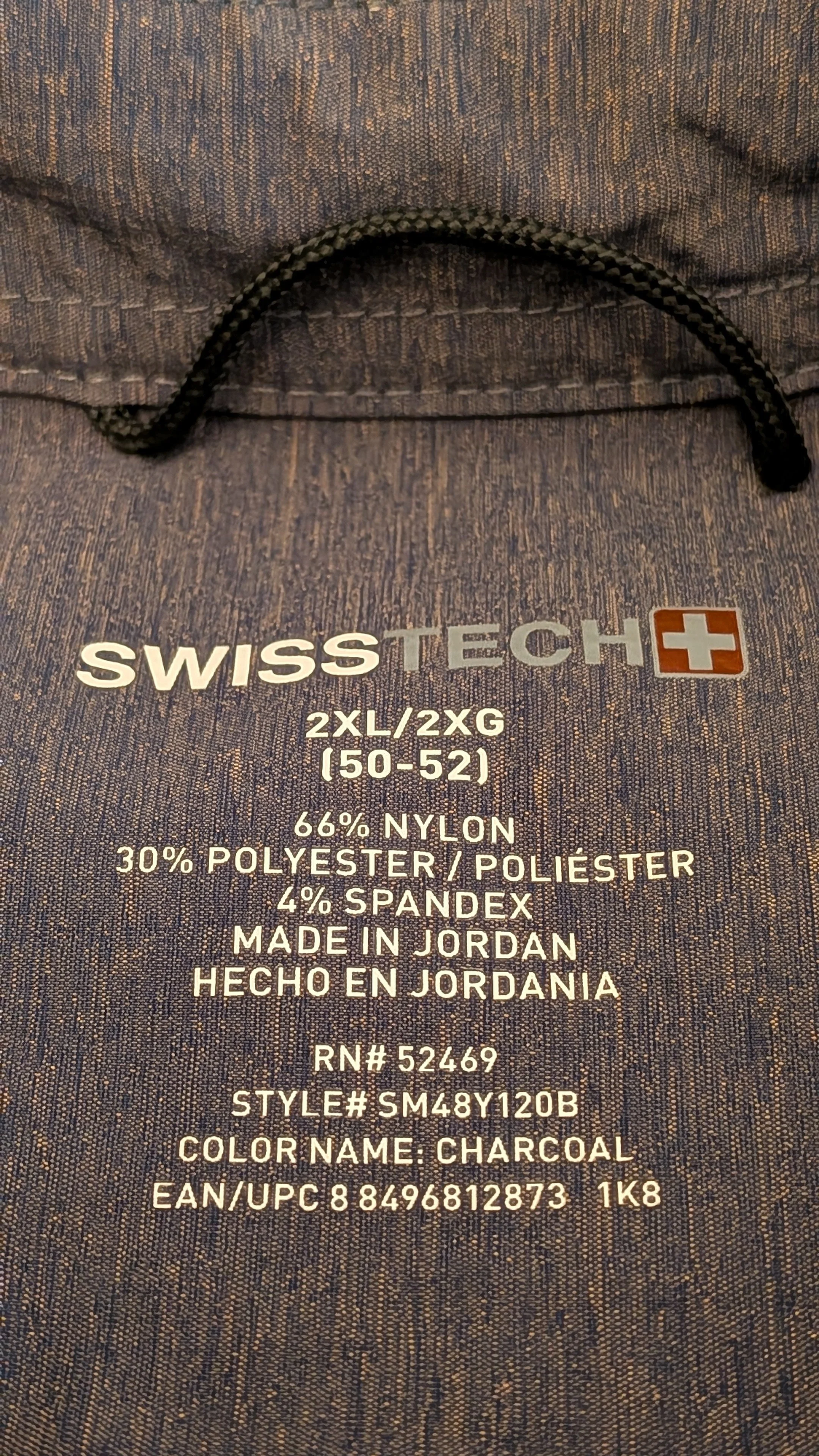 Swiss Tech Performance Shirt - Men's 2XL Dark Charcoal