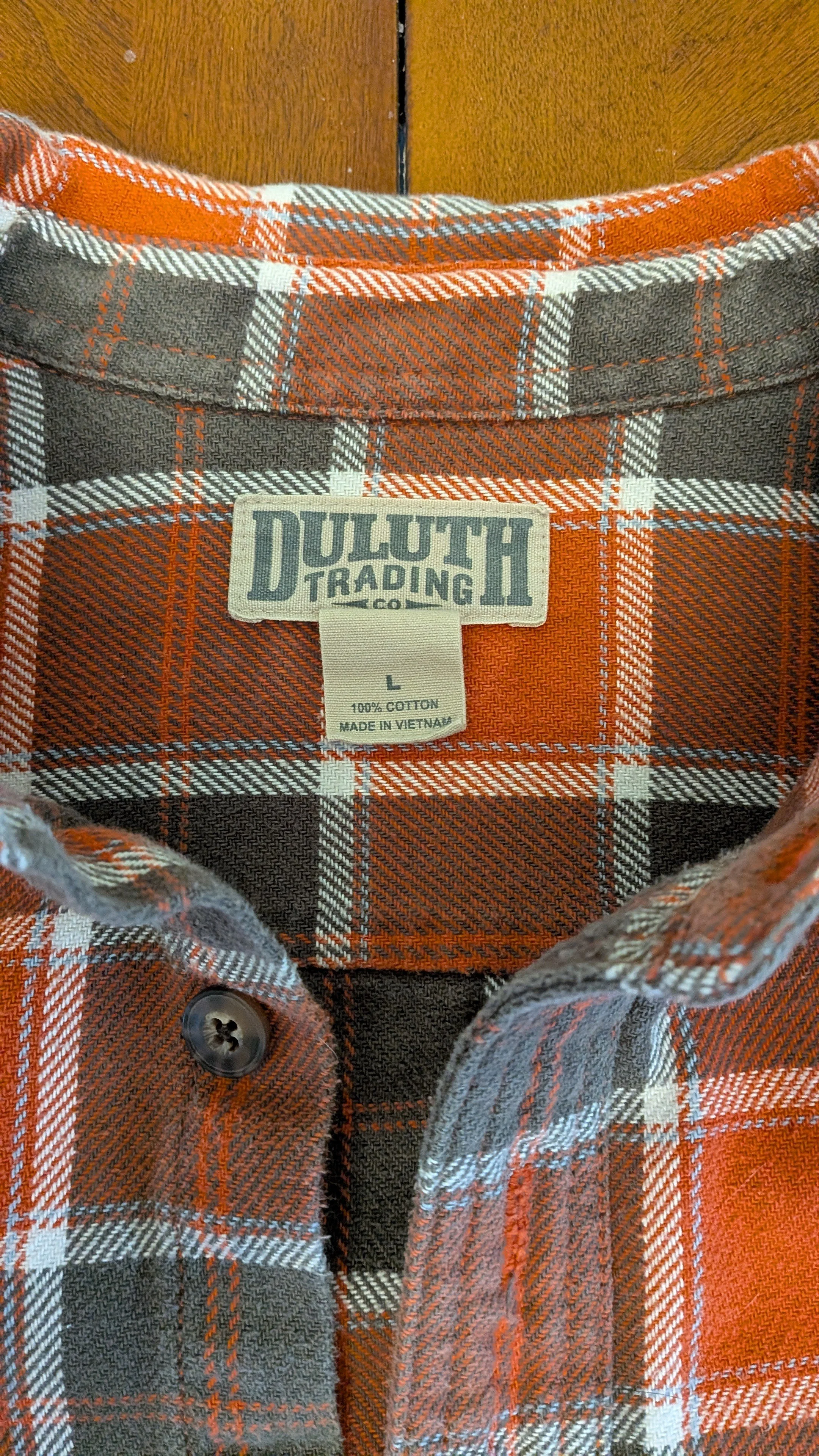 Deluth Trading Co. men's flannel - Size:L