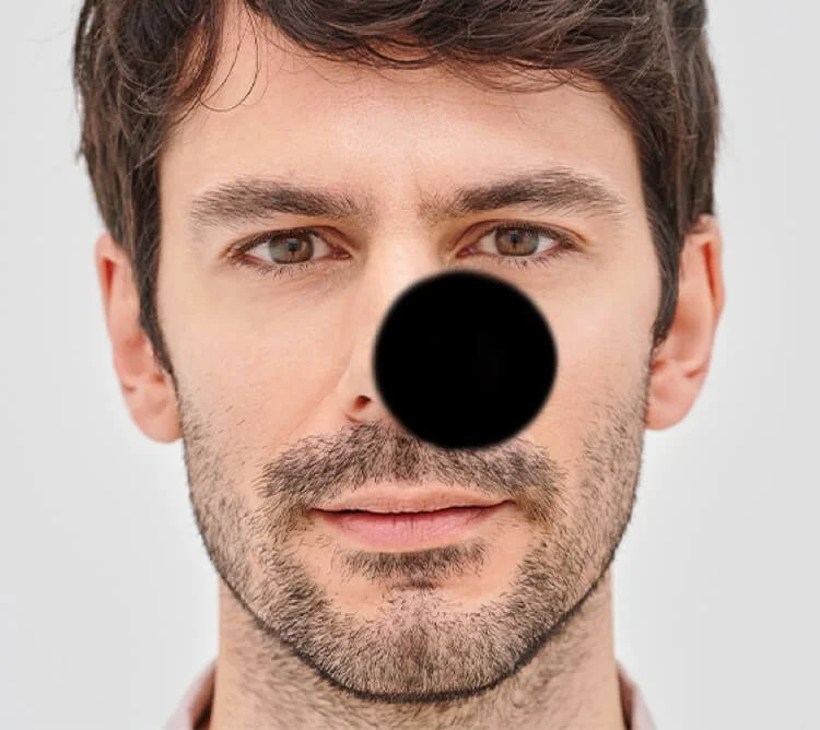 Προσομοίωση απώλειας κεντρικής όρασης λόγω οπής ή μεμβράνης της ωχράς κηλίδας