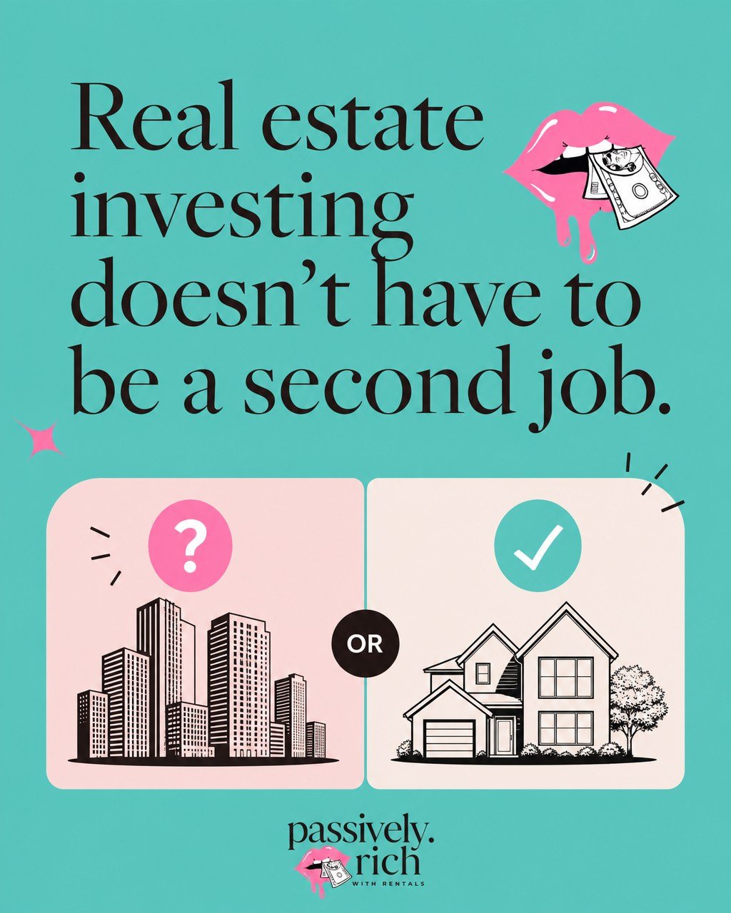 You have our full permission to reject flipping, BRRRR, and DIY self-management.

Those are not investments. They are active second jobs. If you already have a demanding W-2 career, trying to master them is a fast track to burnout.

Real wealth is no