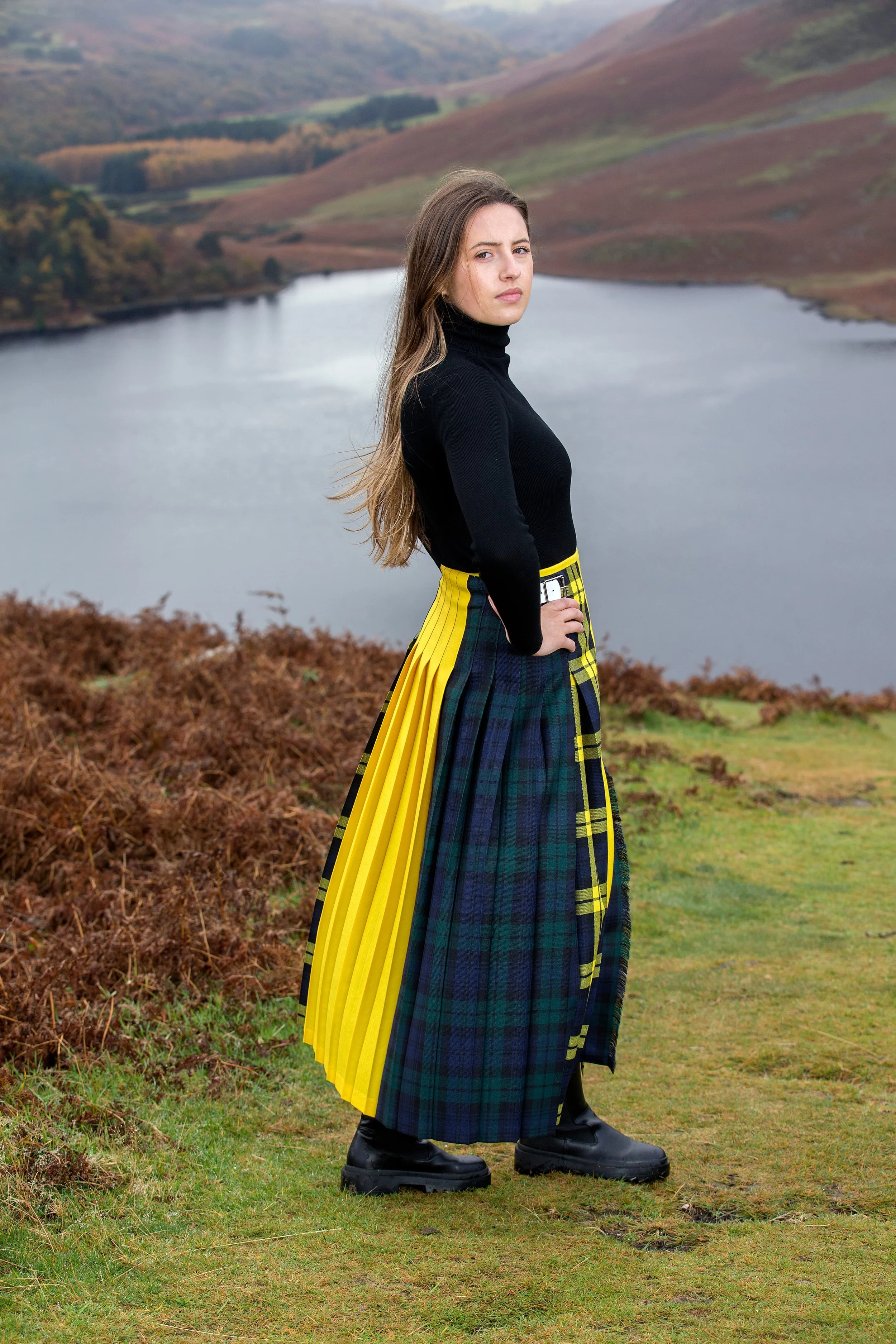 Le Chéile Patchwork Long Kilt
