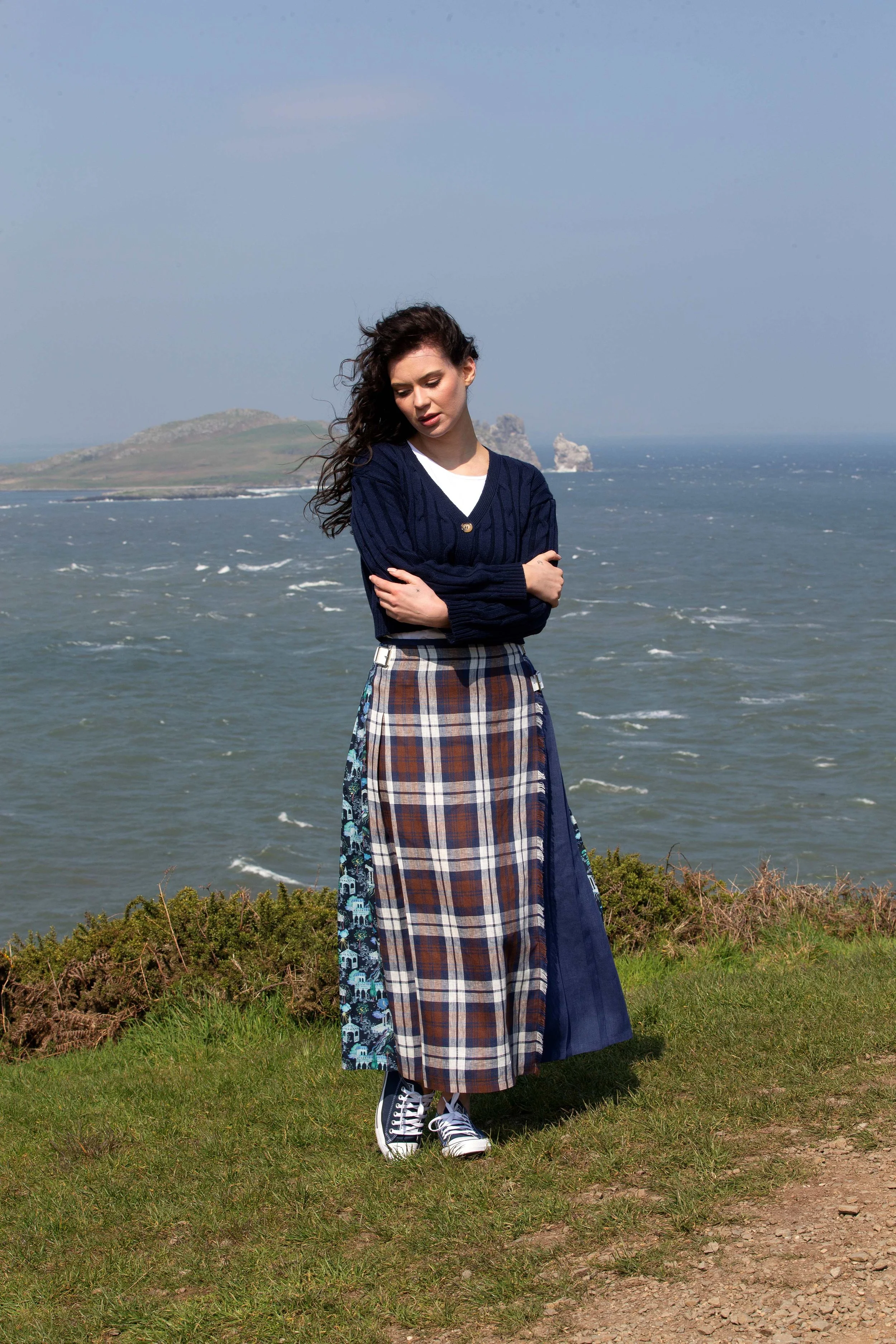Patchwork Fashion Maxi Kilt