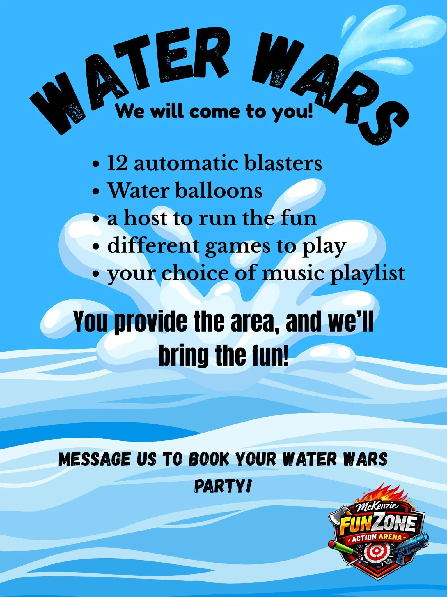 Water Wars Party - 12 players