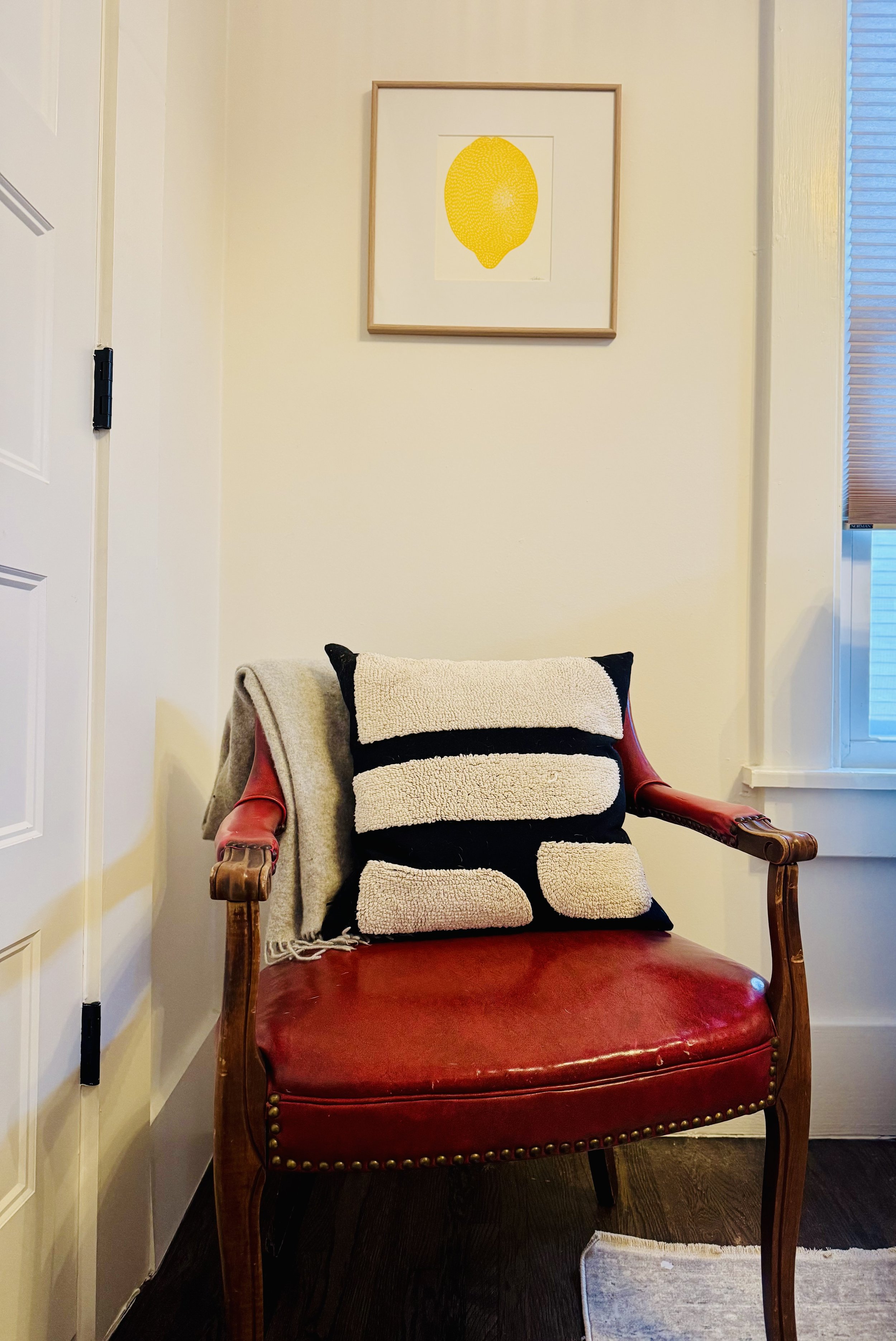 Vintage Oxblood Captain’s / Library Chair (Sold as a Pair)