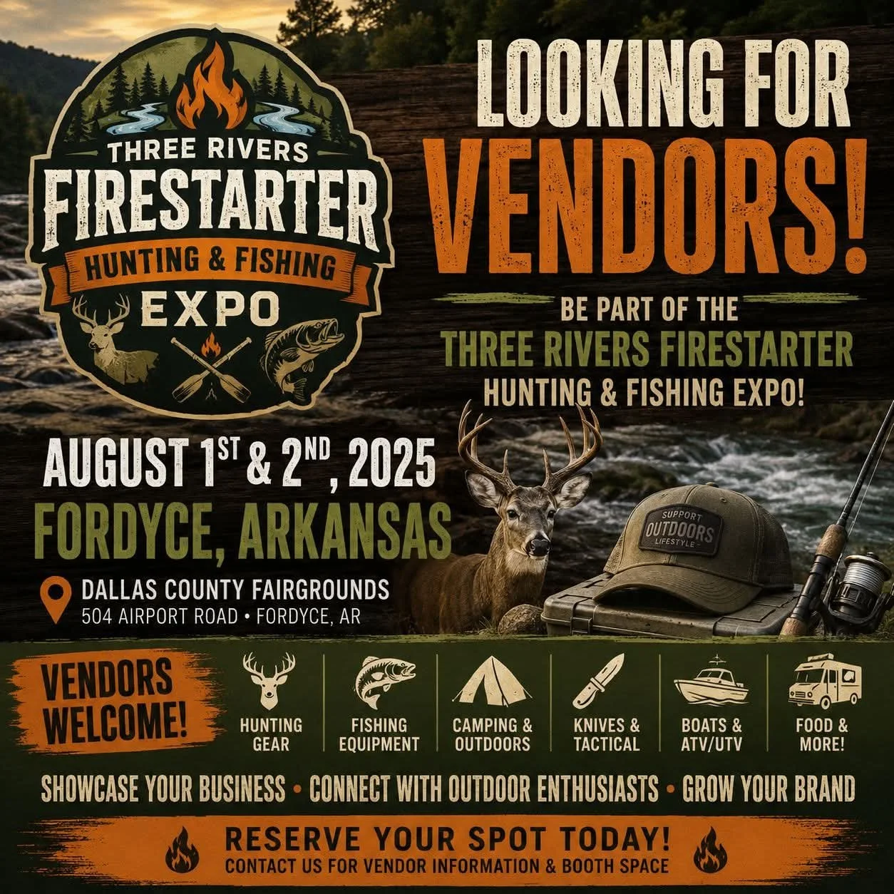 Three Rivers Firestarter Hunting & Fishing Expo