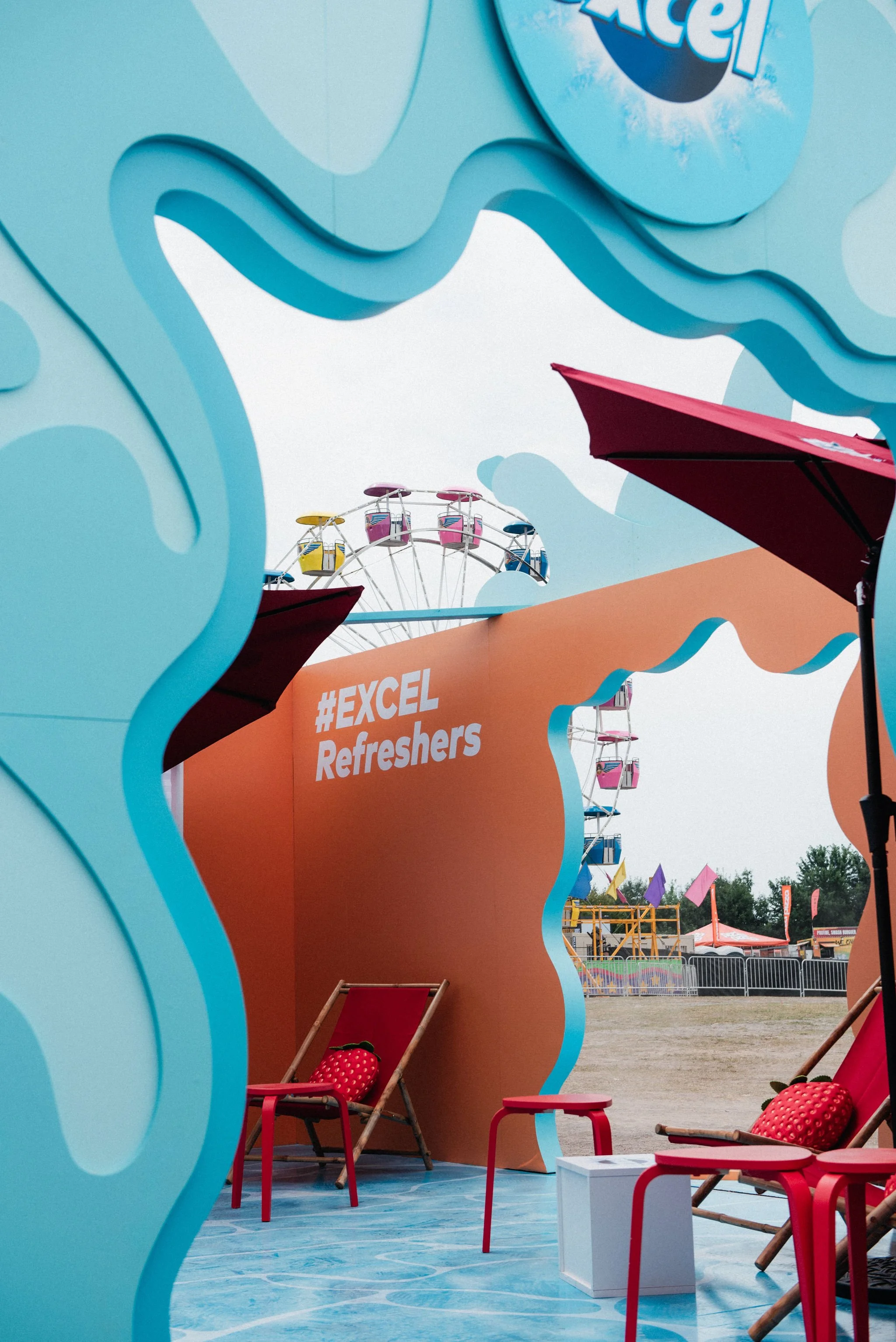 custom-built pop-up festival booth toronto