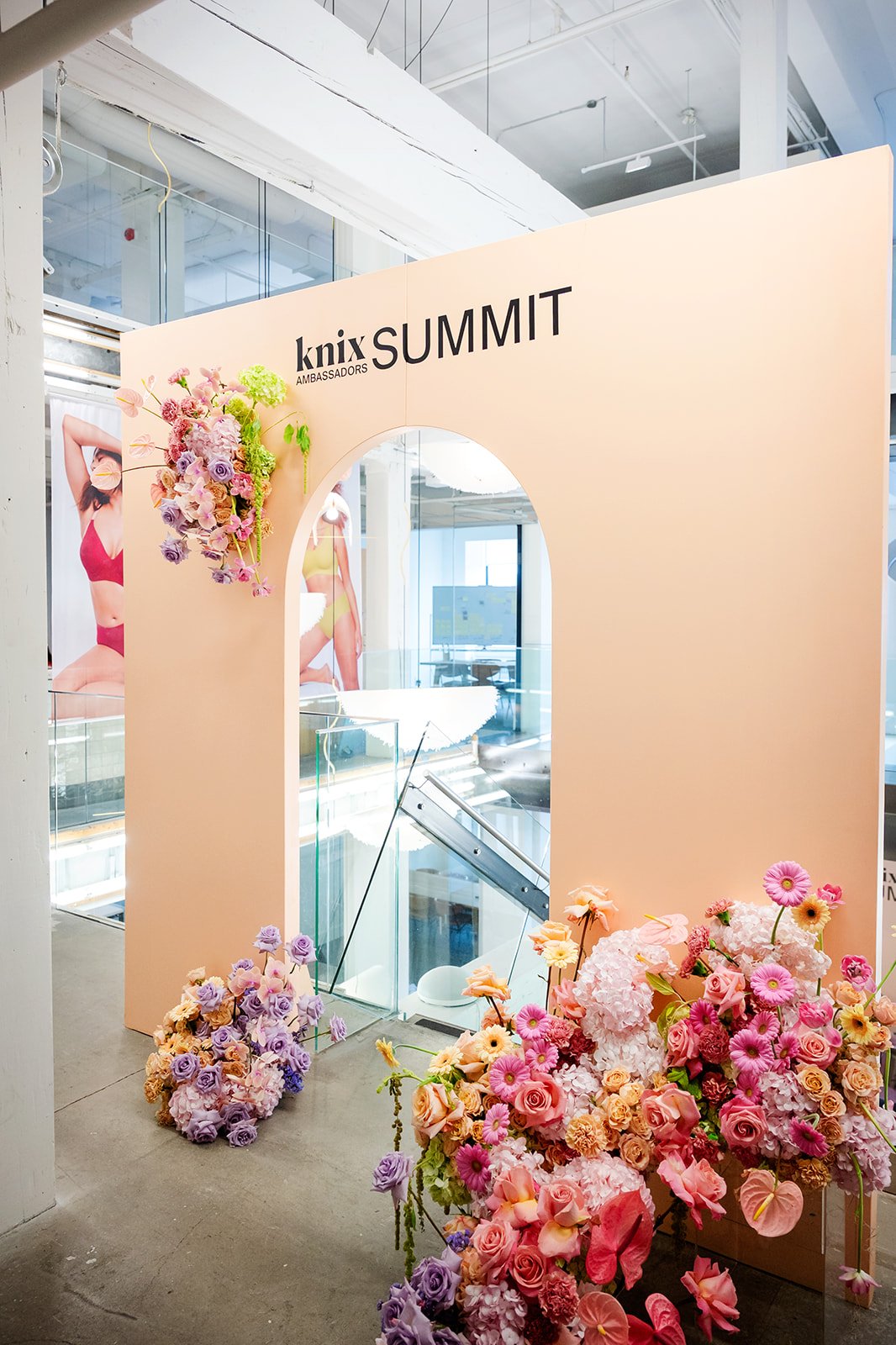 Knix Arch and Stage Backdrop