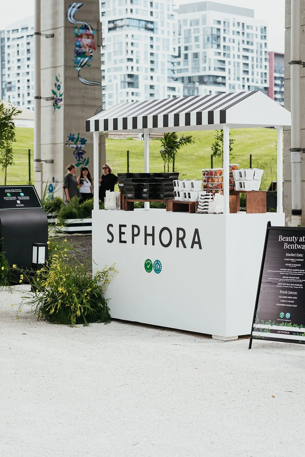 Sephora Beauty at the Bentway Event Fabrication Carpentry Custom Makeup Bars