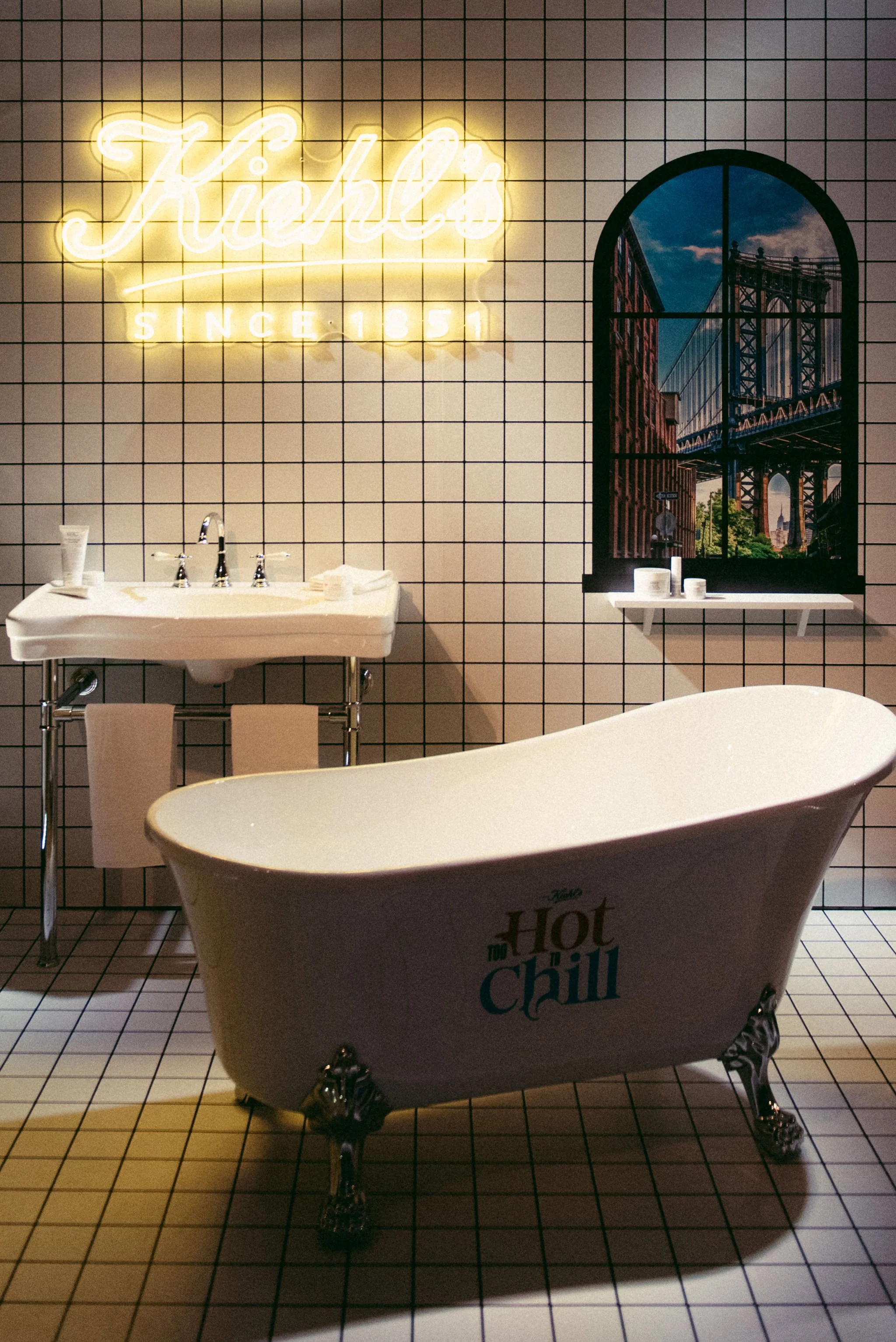 Photo moment installation event activation Kiehl's Toronto