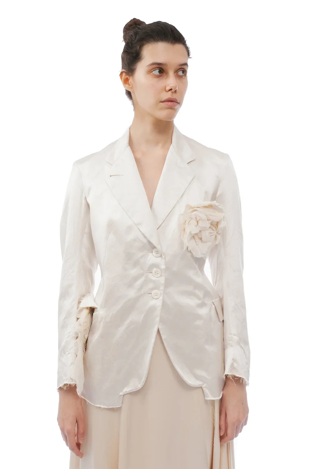 Elena Dawson Hacking Jacket with 2 Cloud Brooches