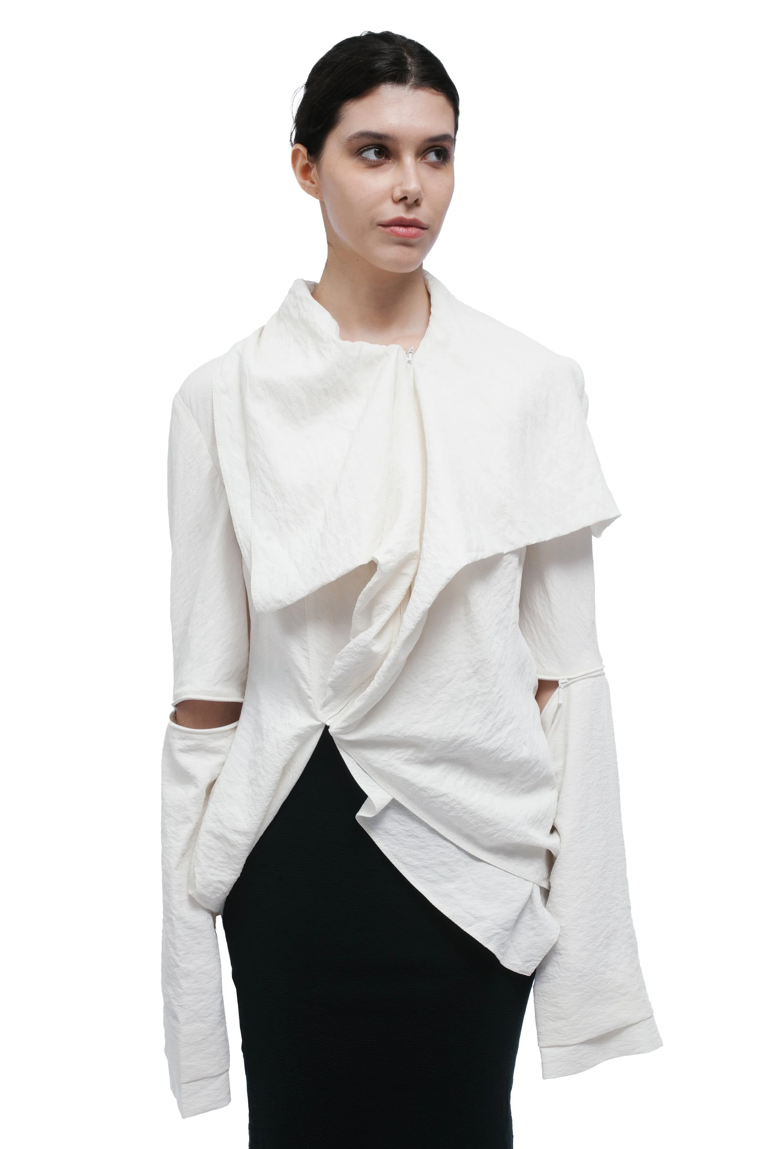 Yehuafan  Cream Jacket