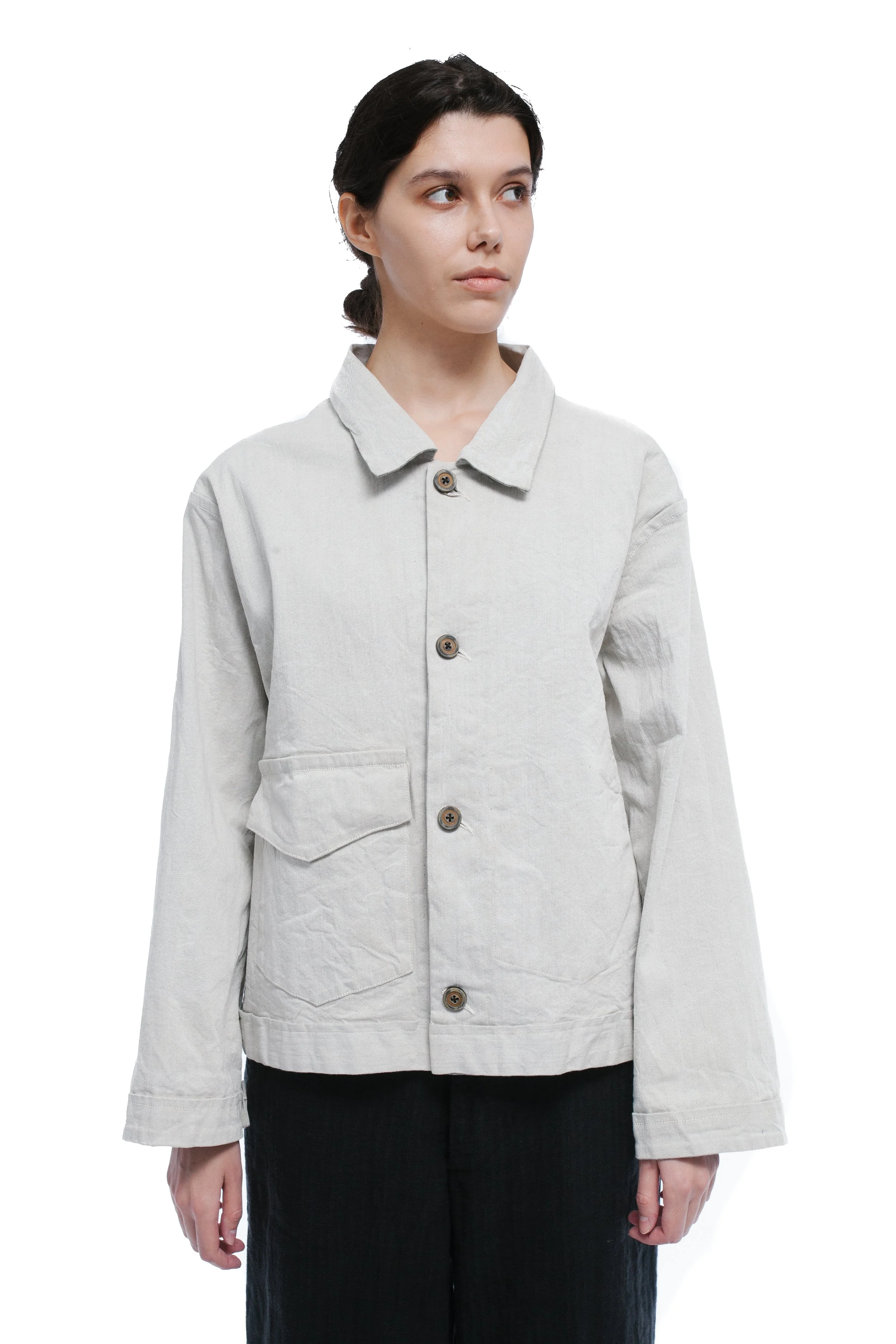 Atelier Suppan  White Denim Jacket
