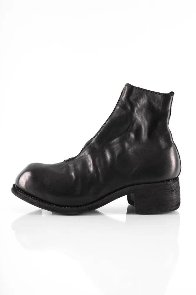 Guidi Front-Zip Ankle Boots