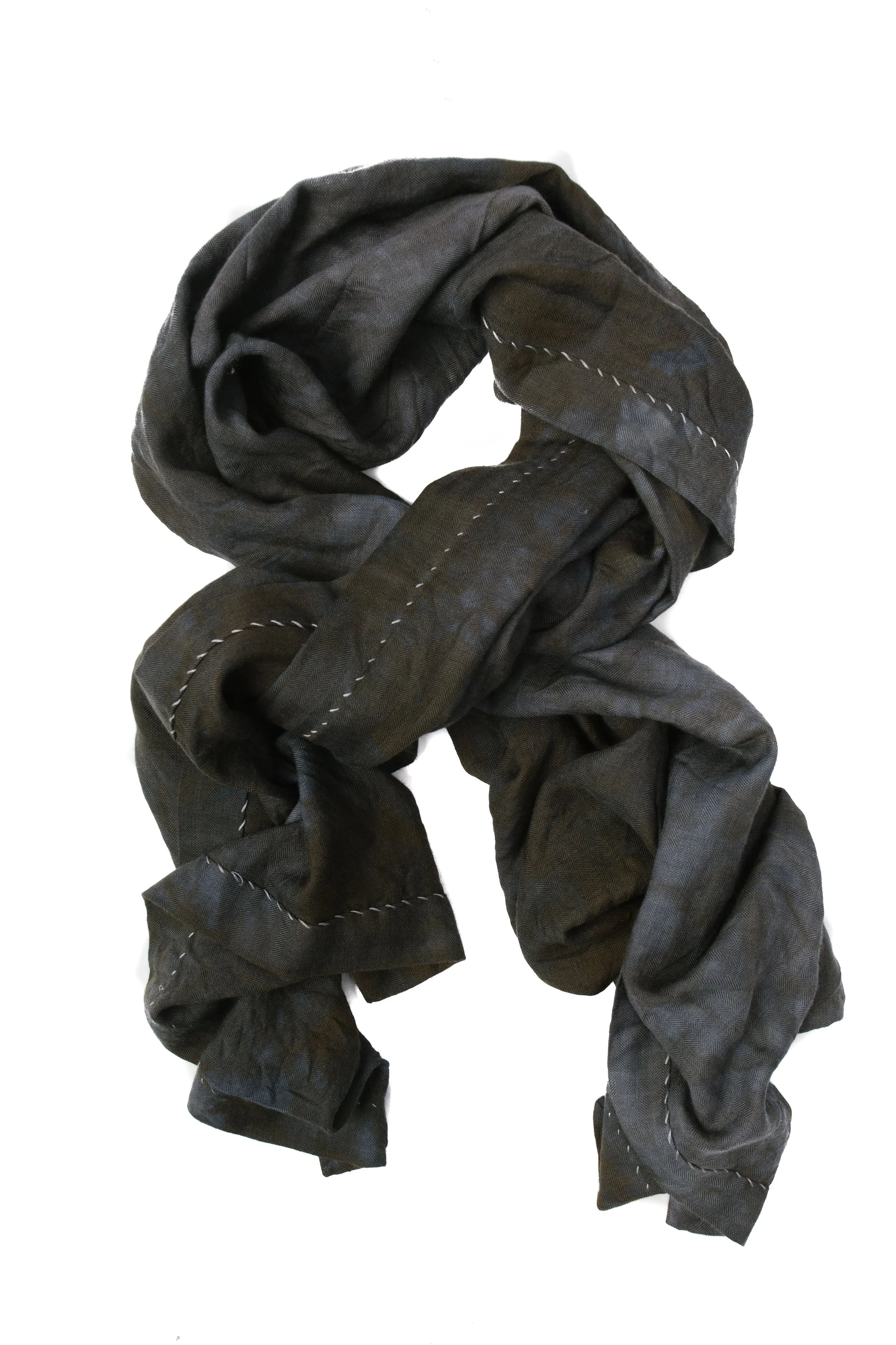 Atelier Suppan  Hand-Painted Scarf