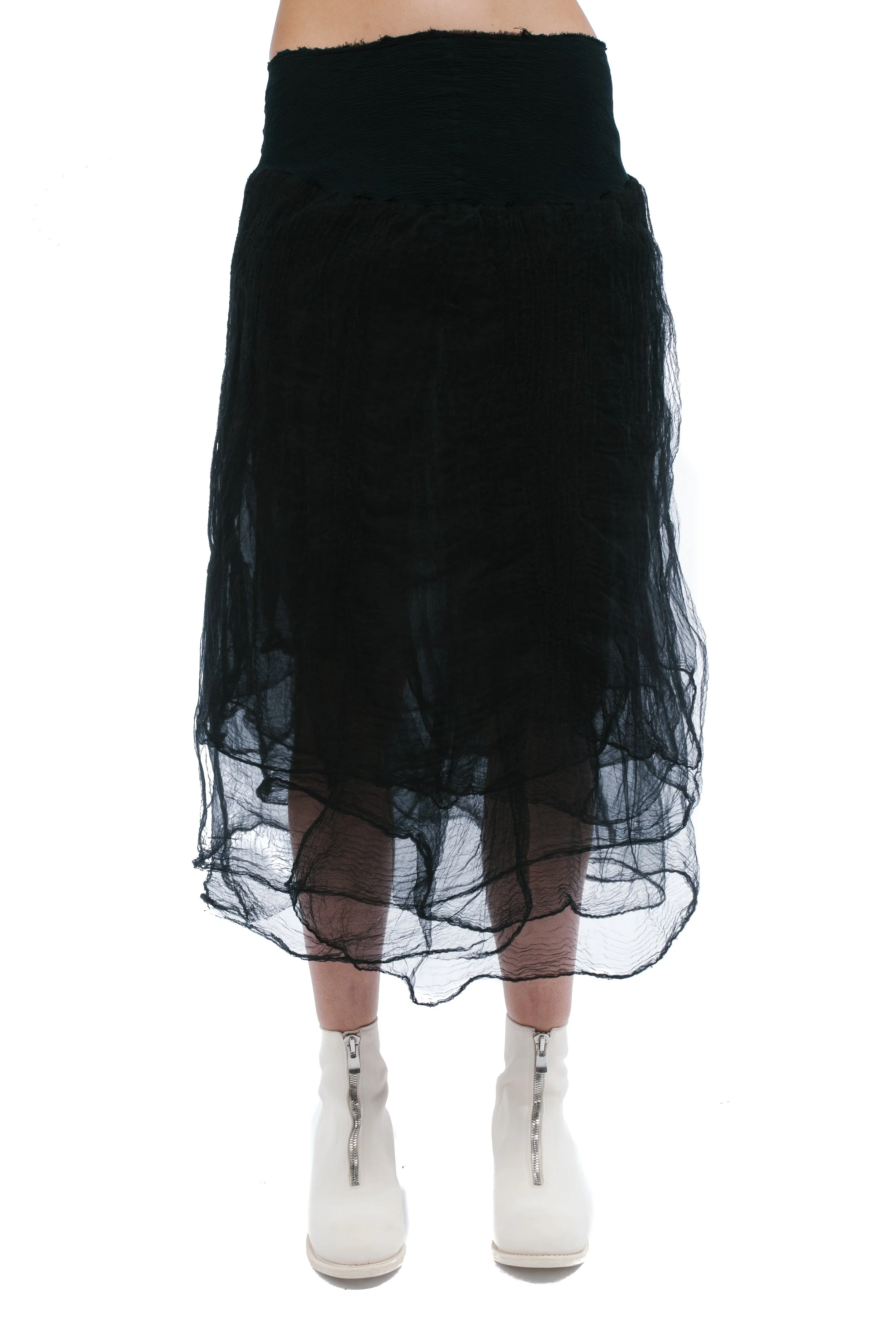 Marc Le Bihan Silk Skirt