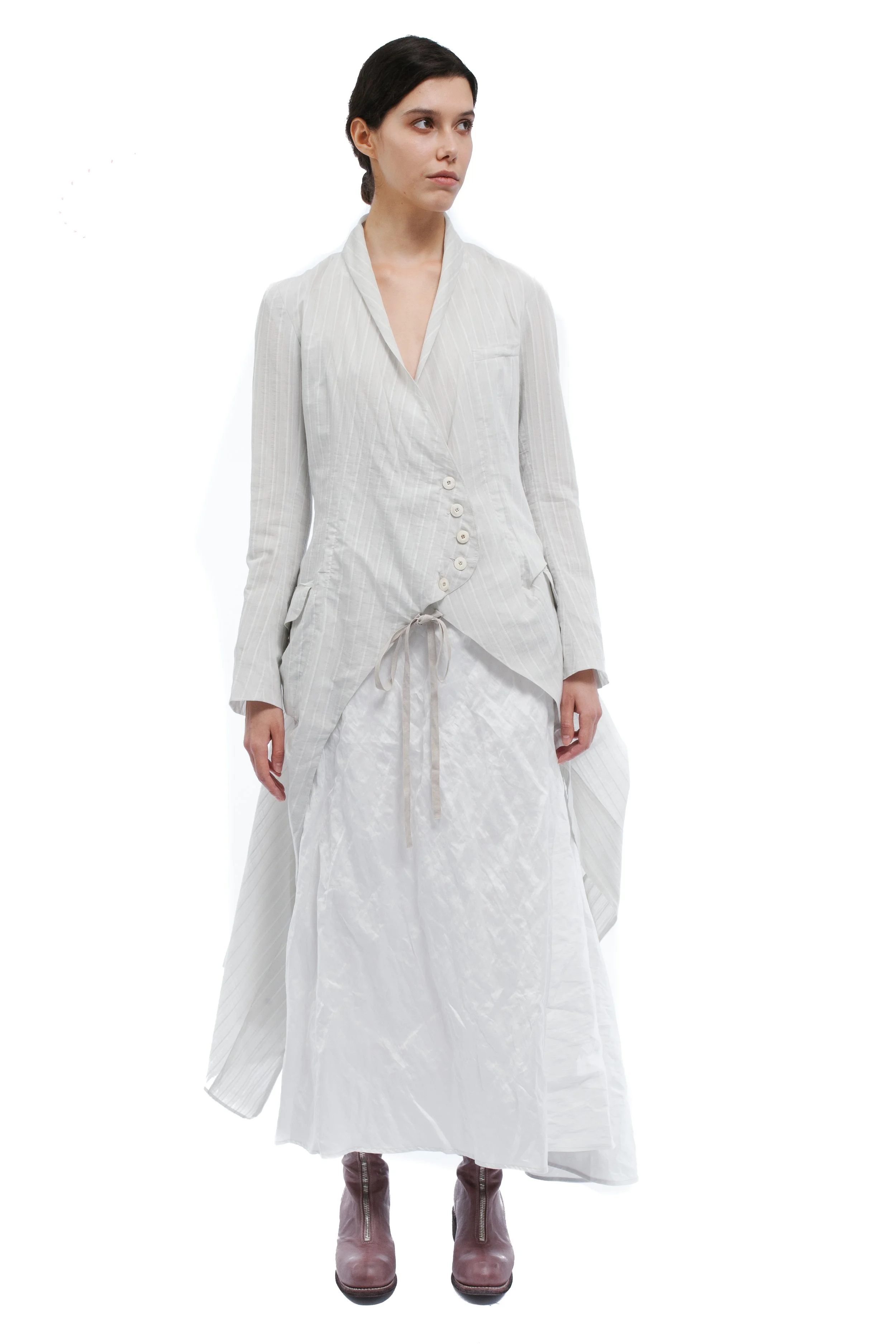 Marc Le Bihan Long Jacket With a Bustle