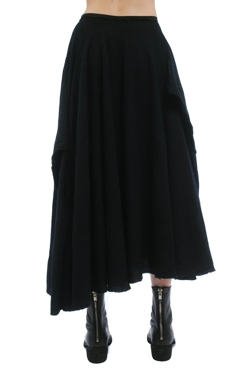 Marc Le Bihan Wool Maxi Skirt