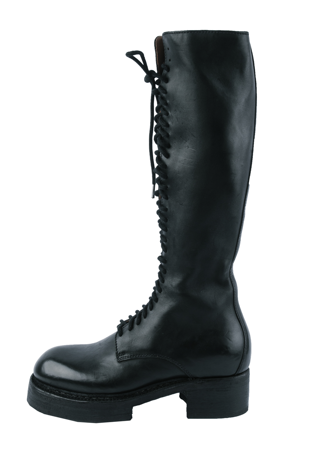A Diciannoveventitre High Zip Boots with Lacing