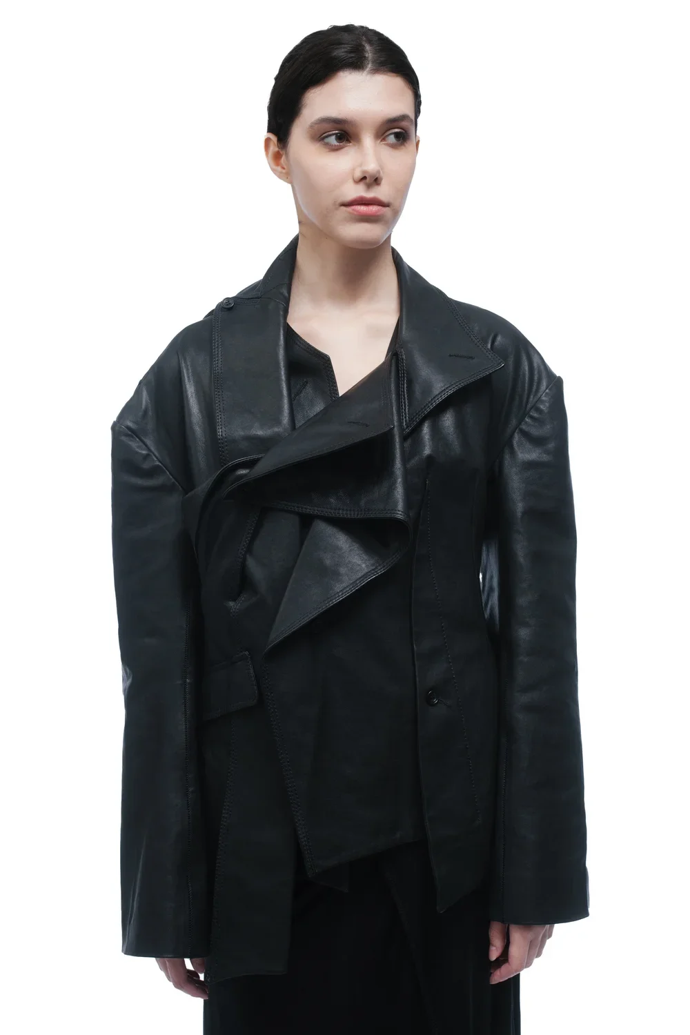 Yehuafan Lamb Leather Jacket