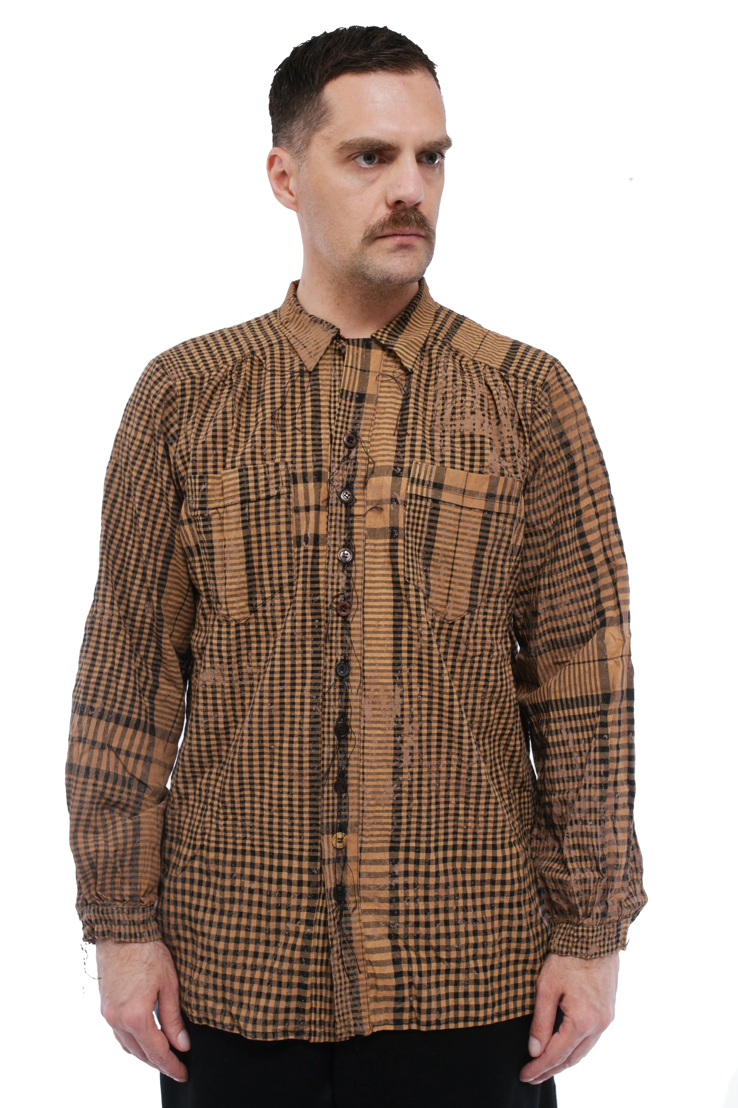 Archivio J.M. Ribot  Checkered Shirt