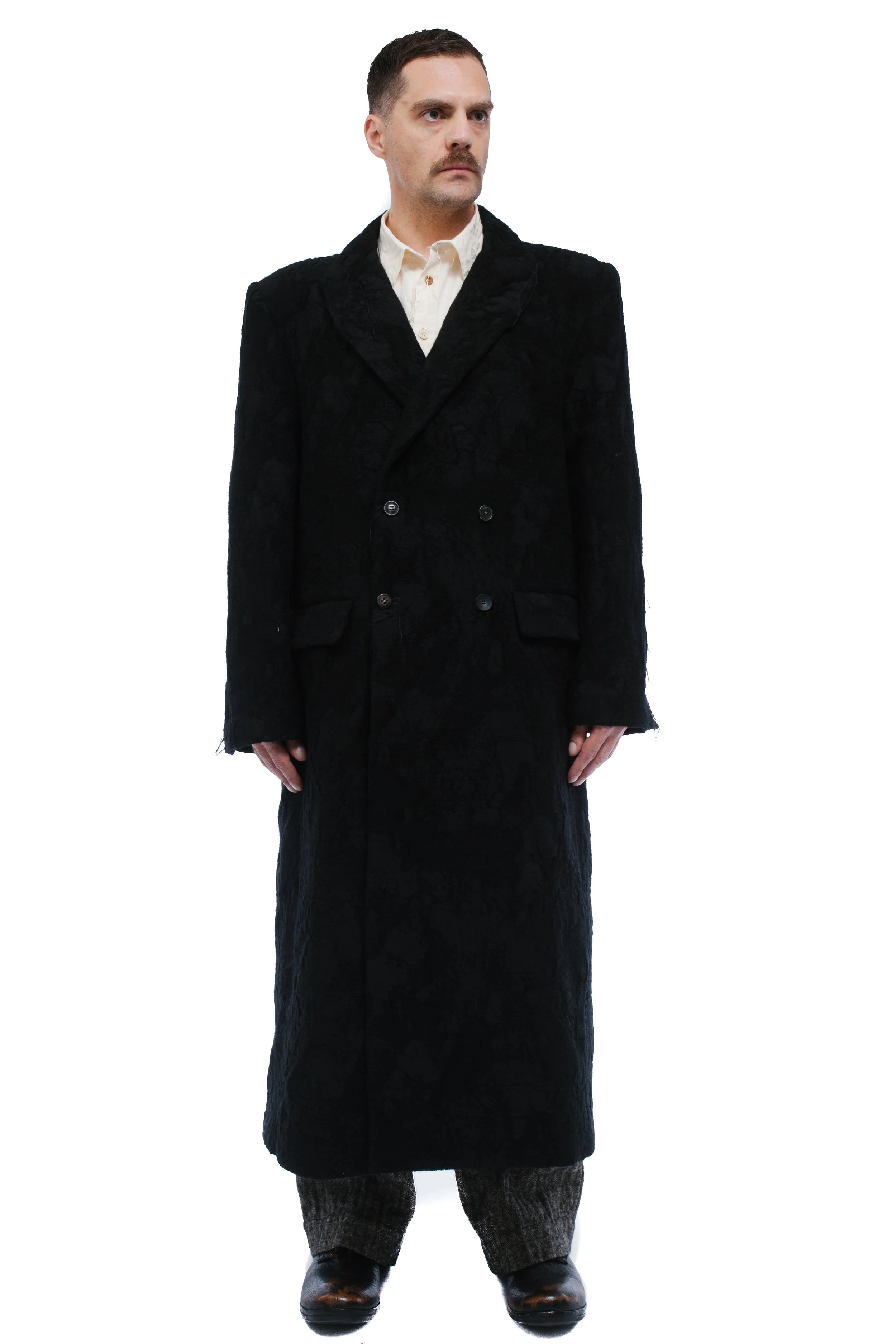 Archivio J.M. Ribot Textured Wool Coat