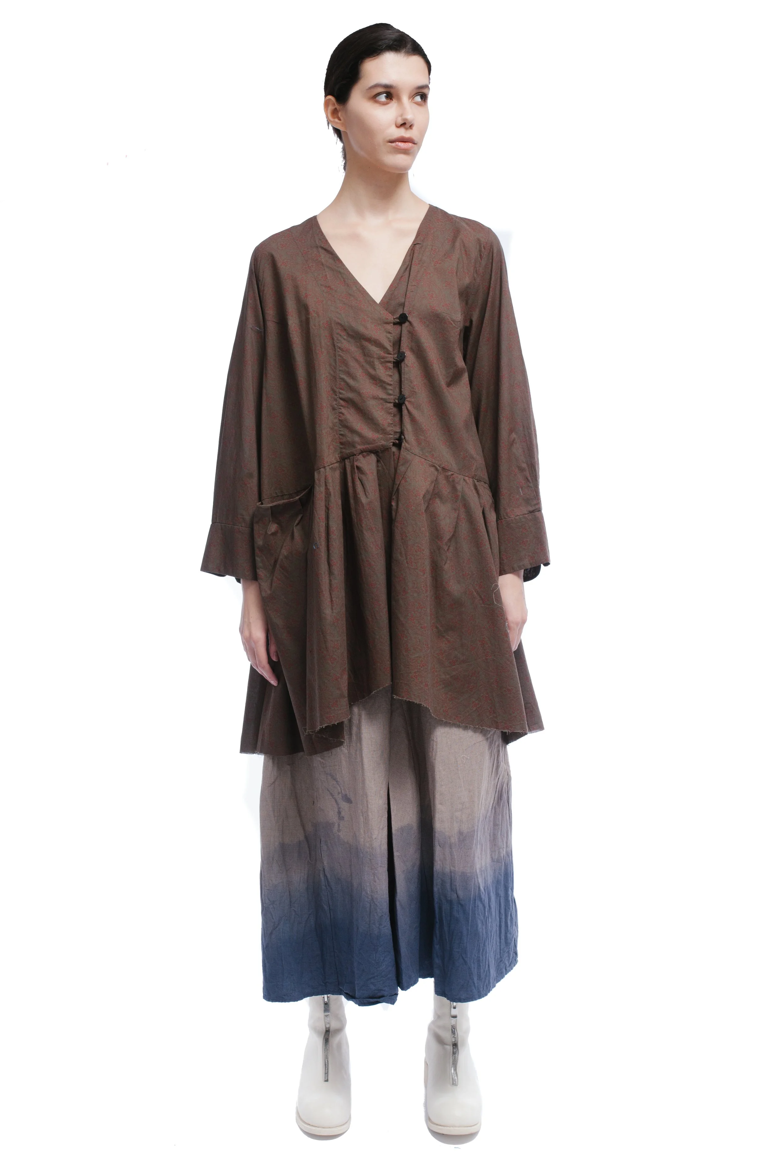 Atelier Suppan  Printed Overdyed Shirt