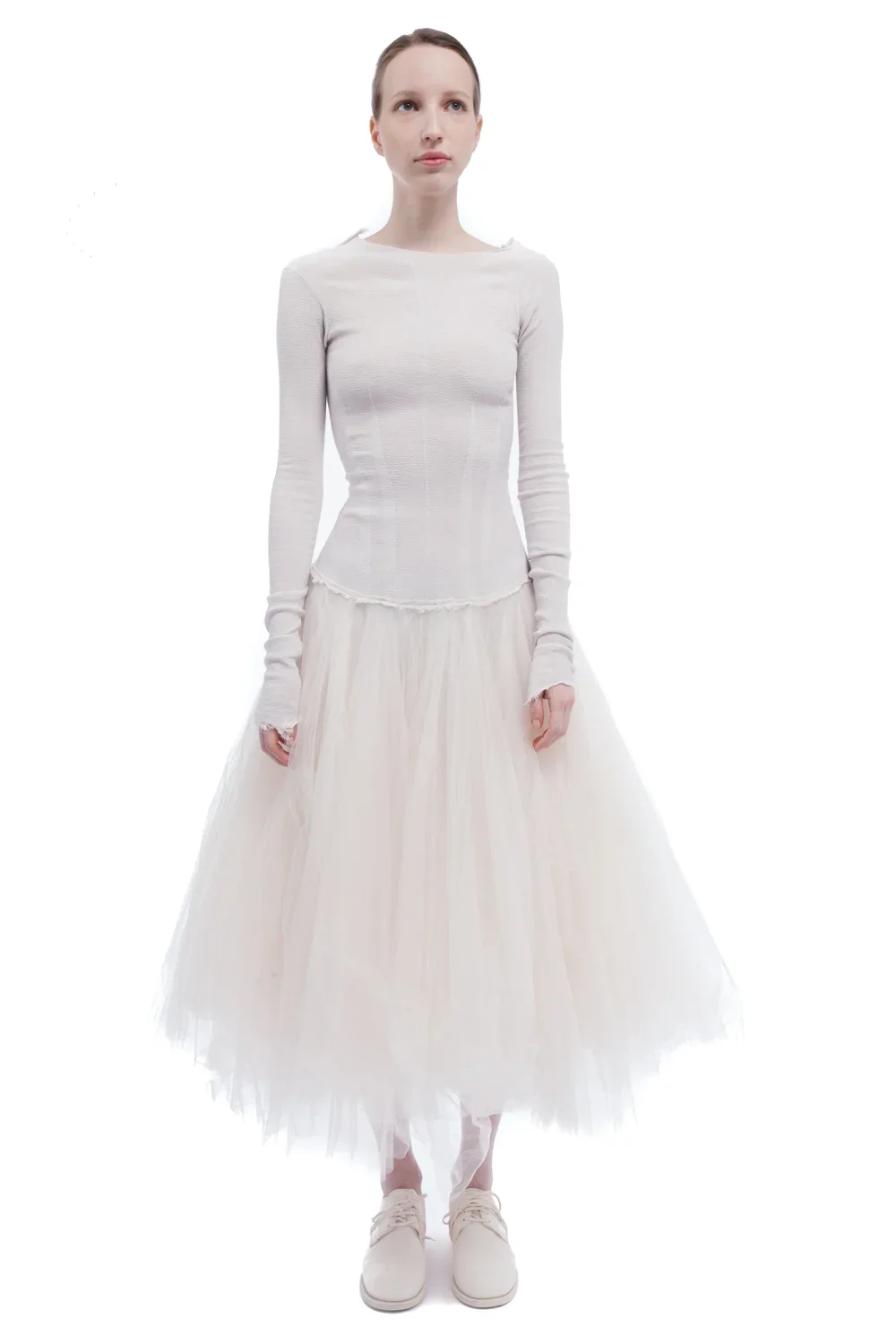 Marc Le Bihan Ballerina Dress with multilayered skirt